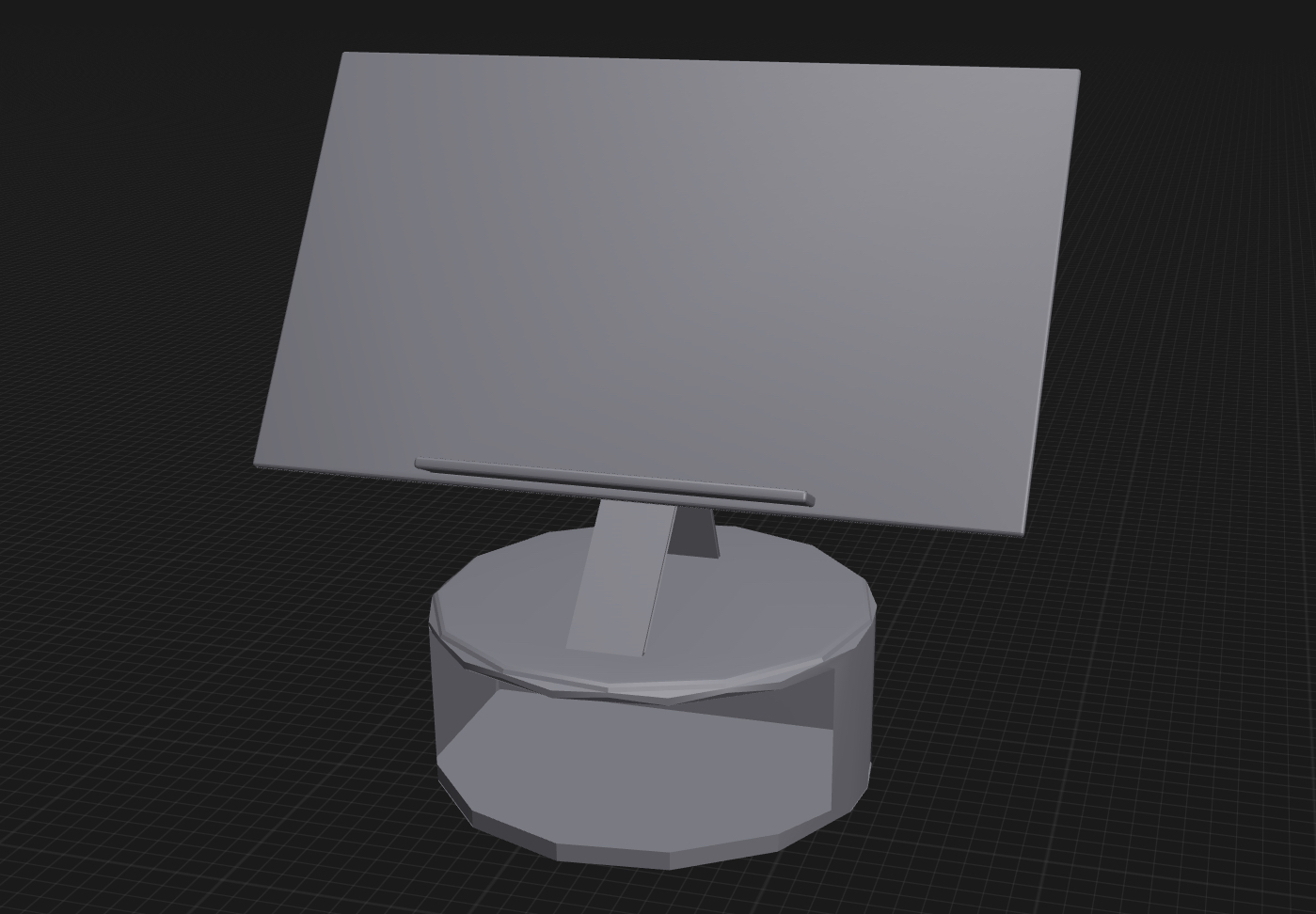 Phone/tablet stand with storage space