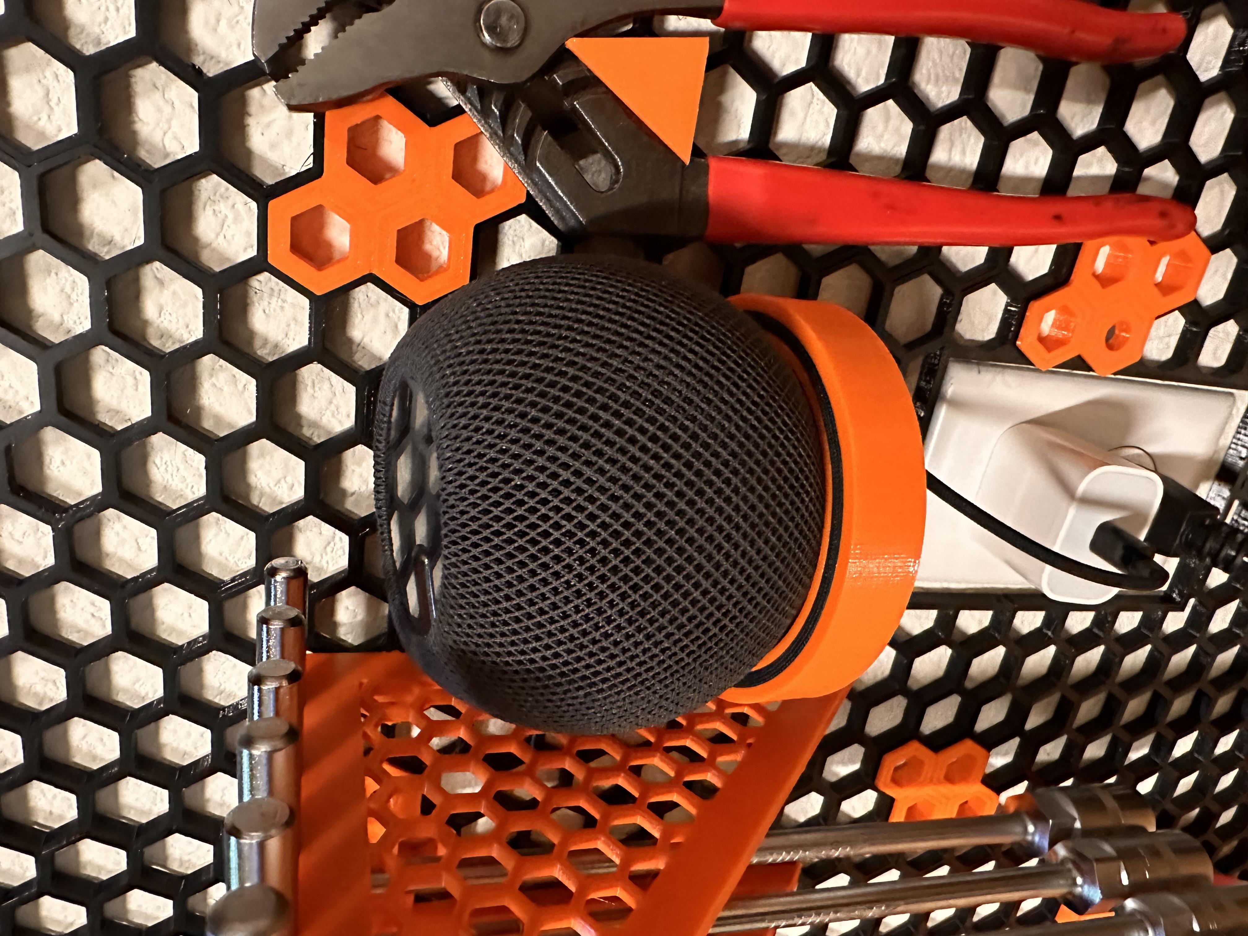 Apple Homepod Mini Shelf with Integrated Cable Storage