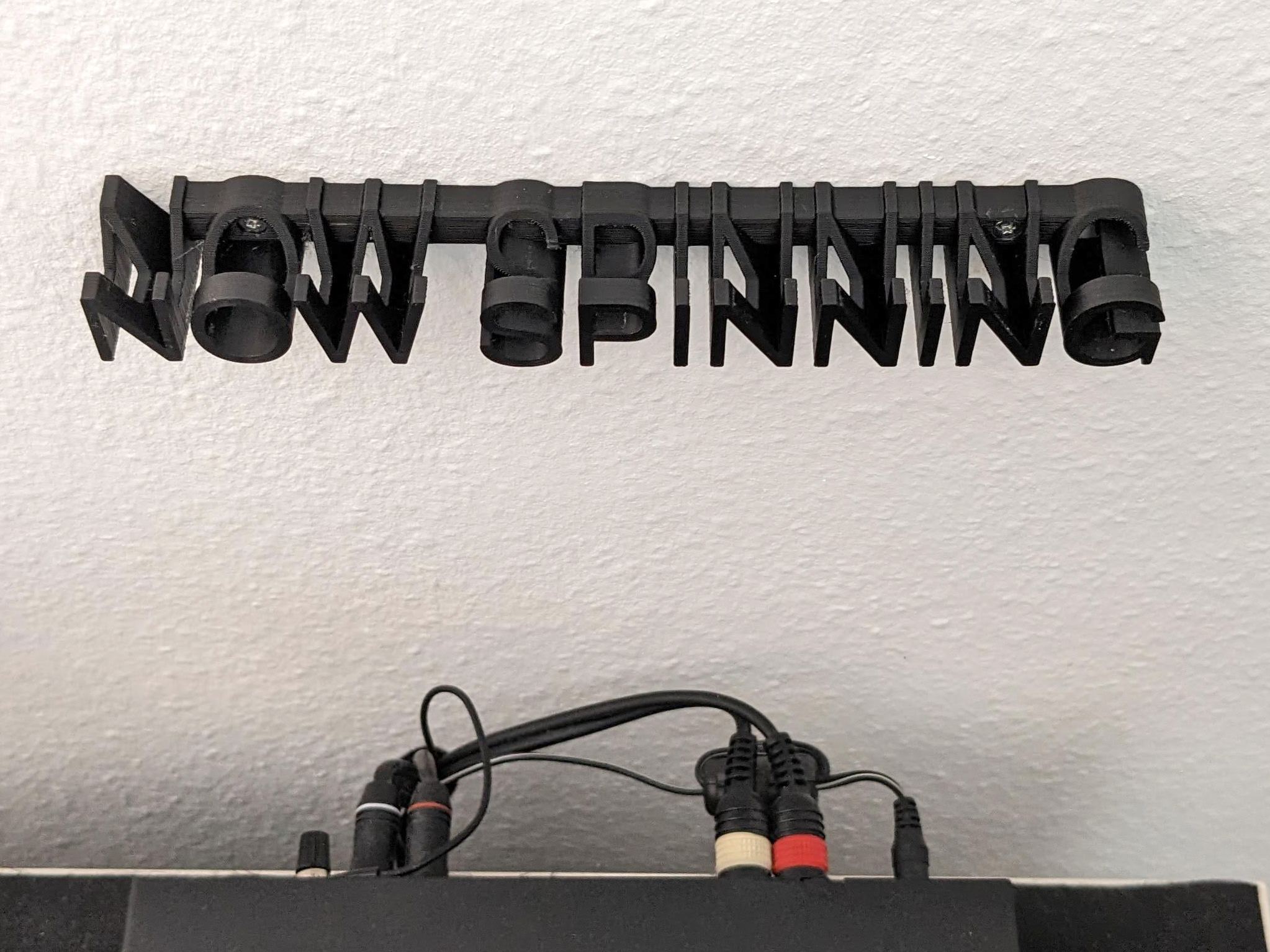 Now Spinning Vinyl Wall Mount by marcwingduck Download free STL model