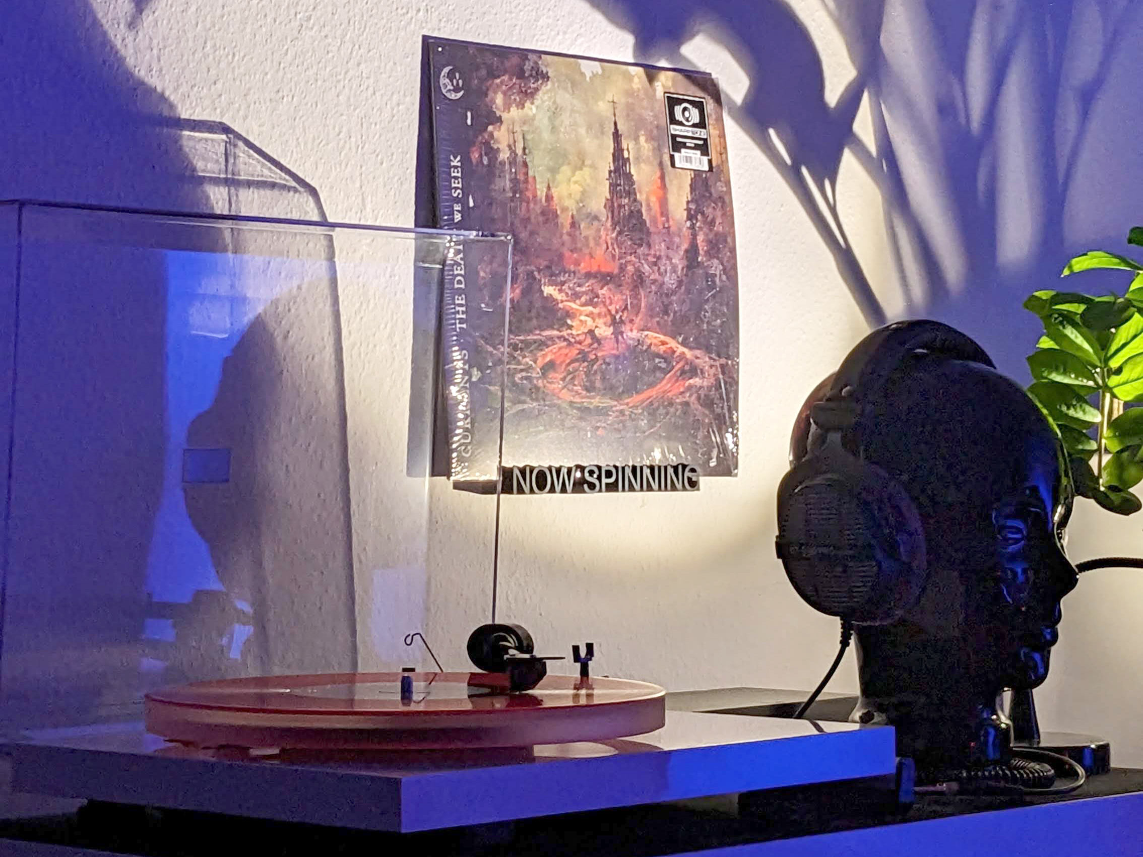 Now Spinning Vinyl Wall Mount