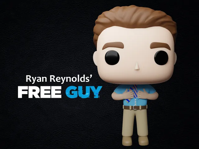 Ryan Reynolds'  Guy from Free Guy Funko Pop