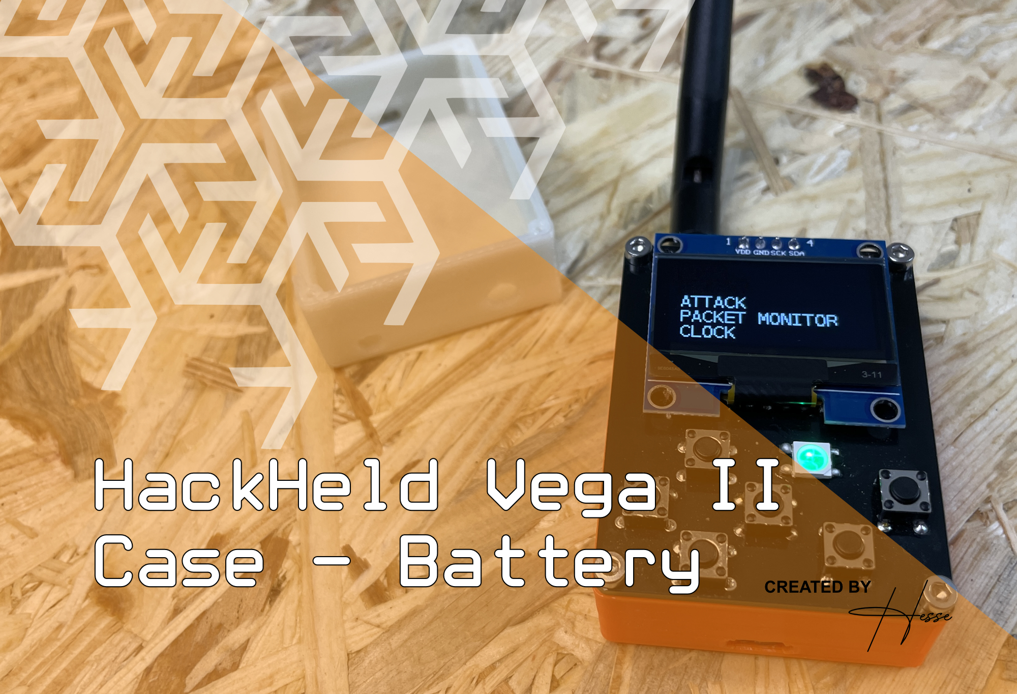 HackHeld Vega II Case - Battery