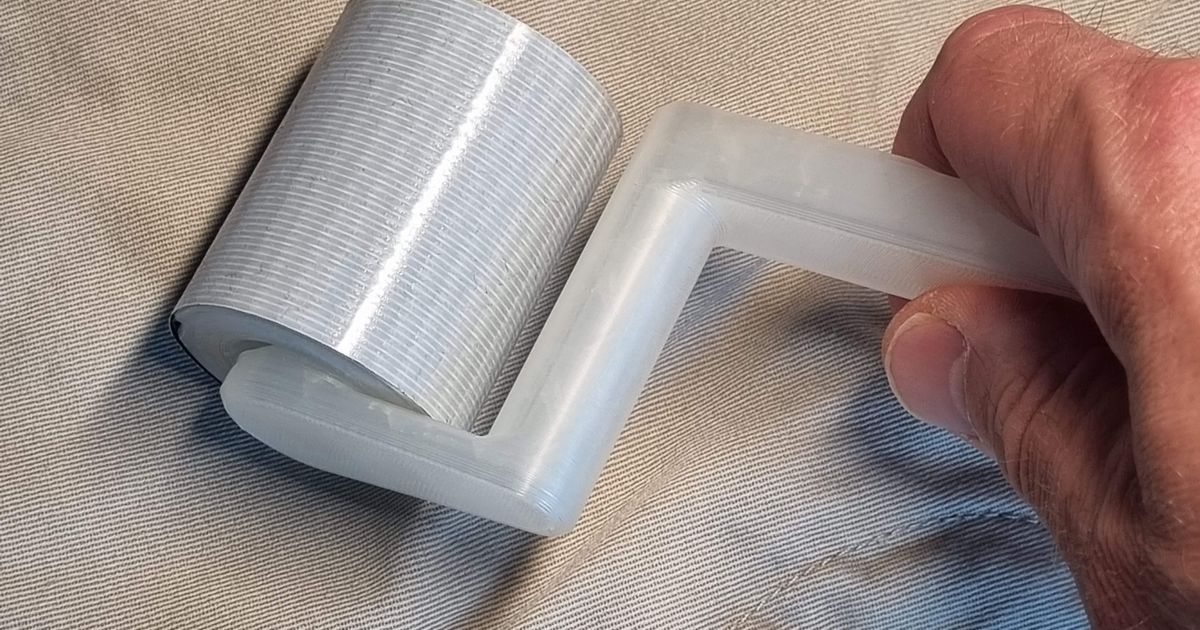 Duct Tape Sticky Roller by ishikawats Download free STL model