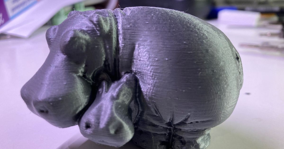 Hippo captured by photogrammetry by schumsel293 download free stl