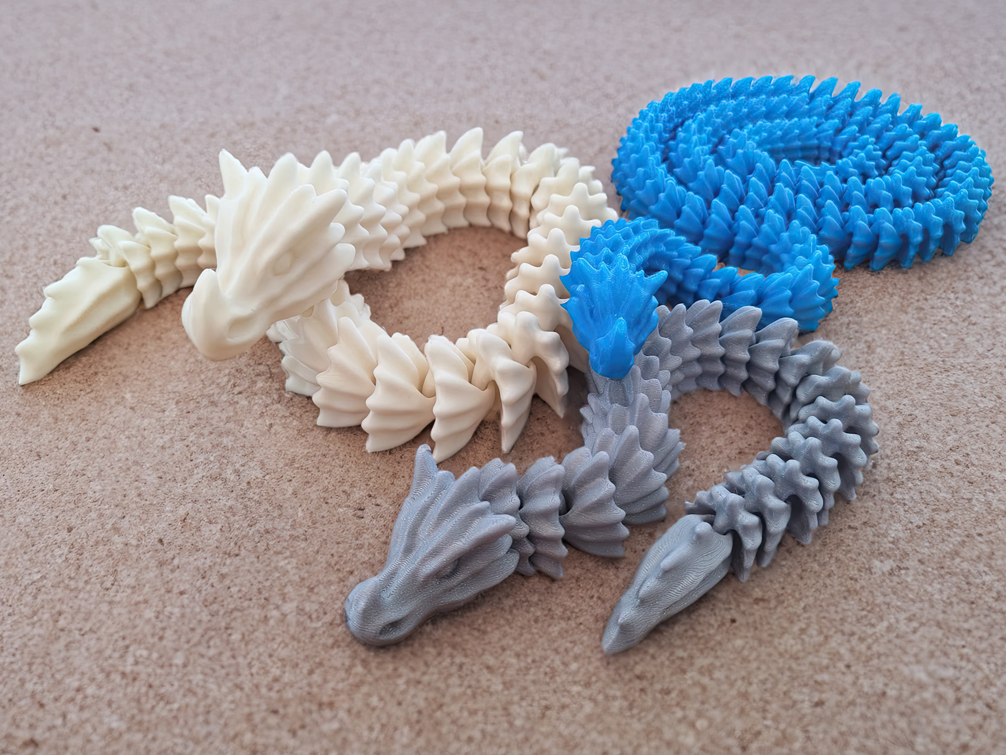 Miniatura 2 do modelo 3D Articulated Bone Dragon