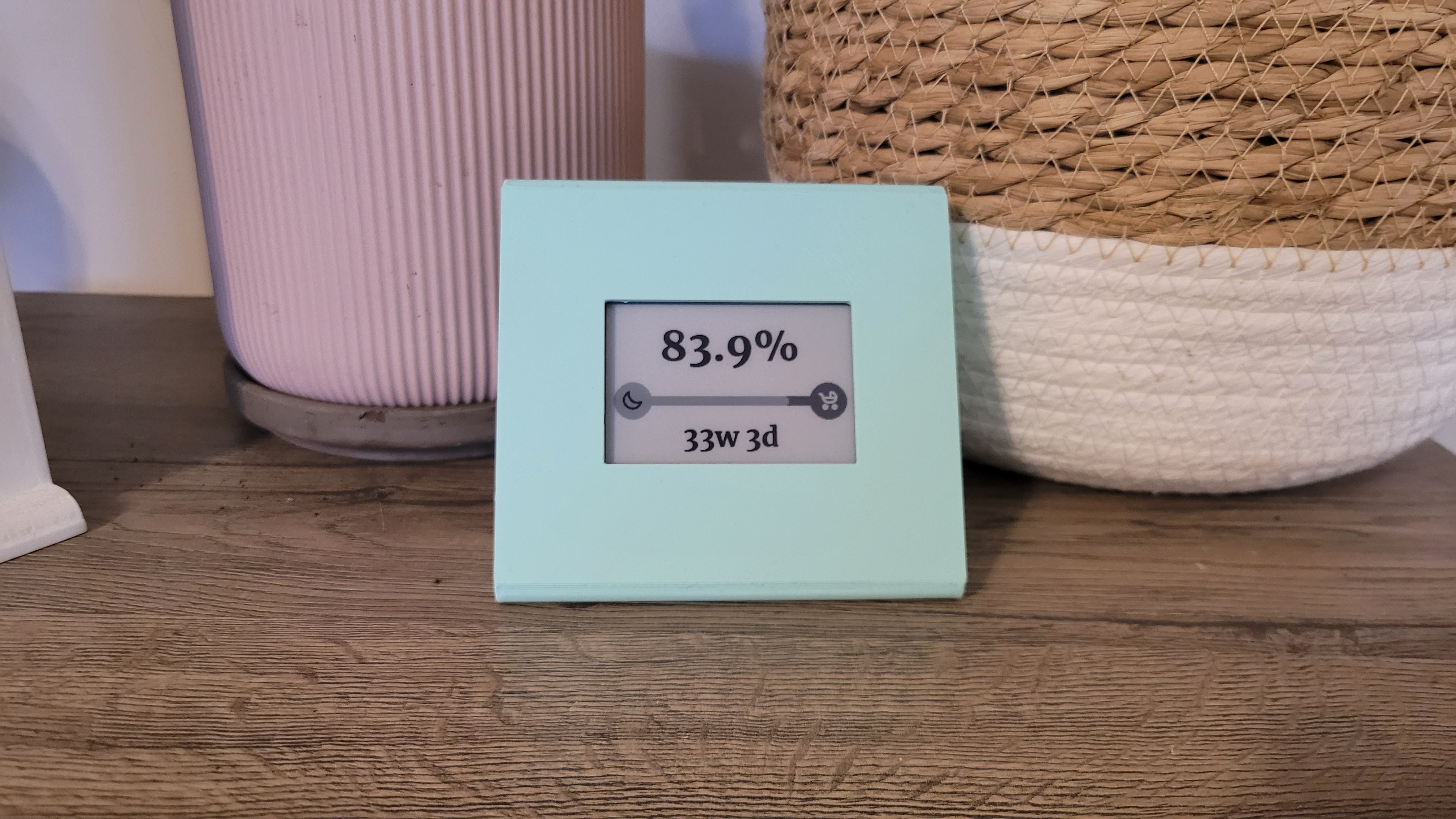 2.7 inch e-ink display + Raspberry Pi Zero case
