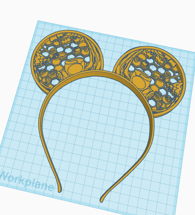 Honey, Bees, and Trees Mouse Ear Headband