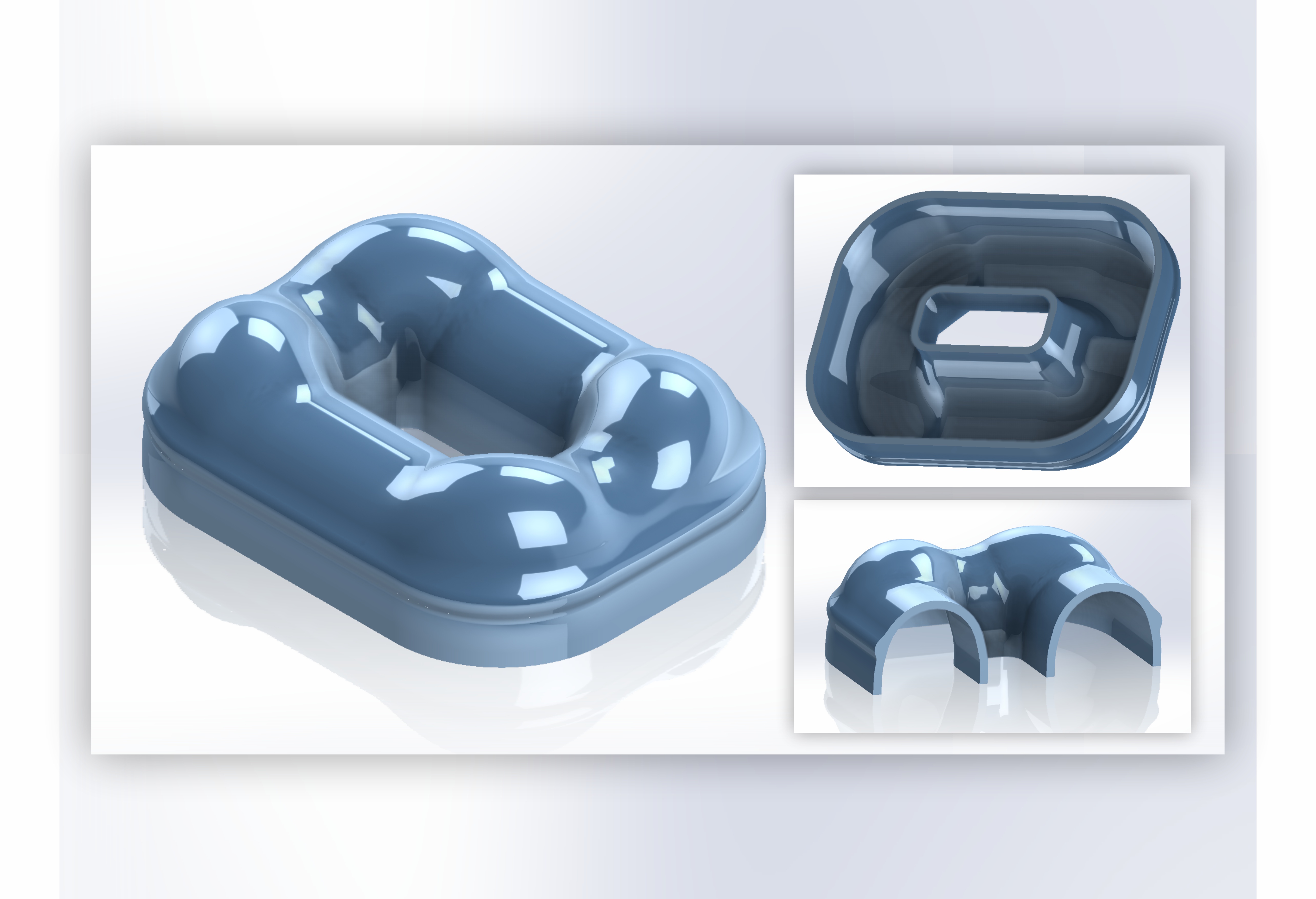 Cheerful rectangular sand mold