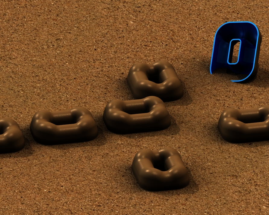 Cheerful rectangular sand mold — miniatura 2