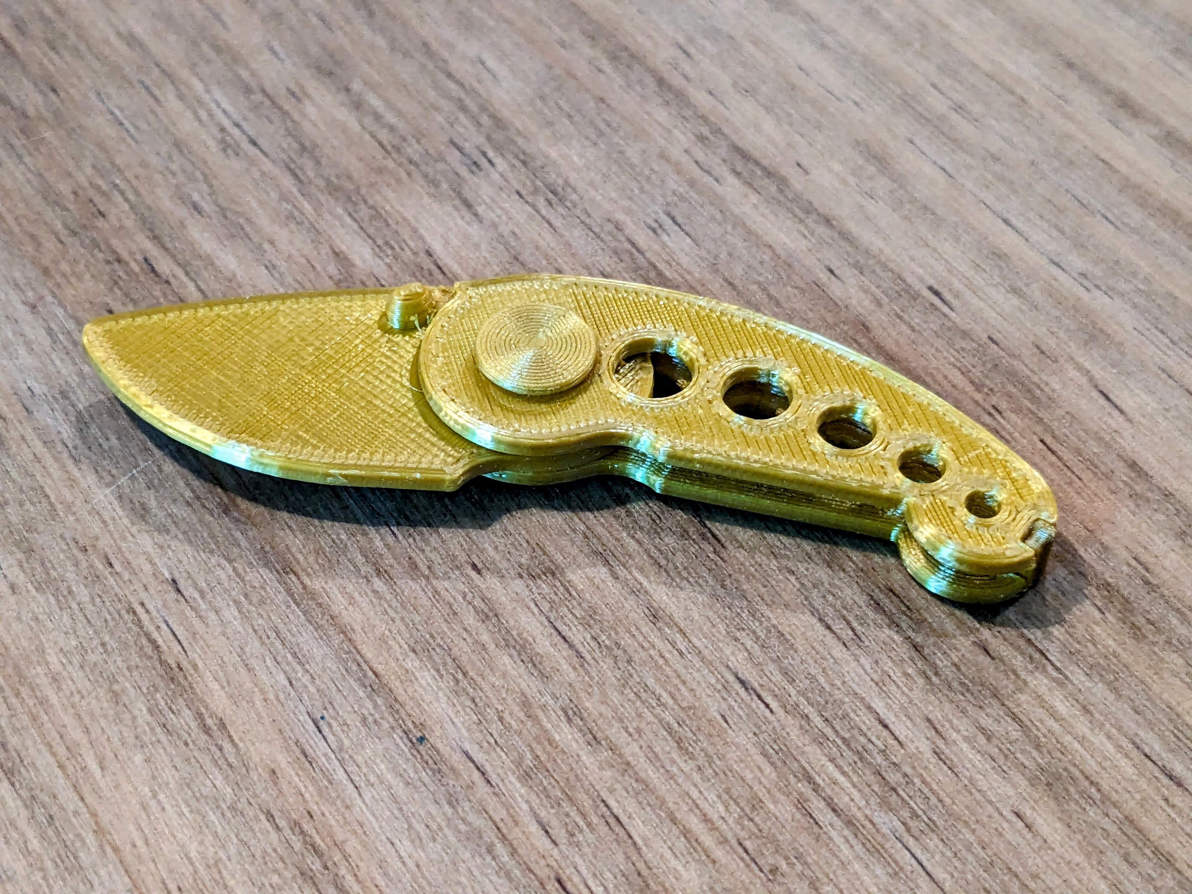 Blunted Folding Knife Remix without Card Kit