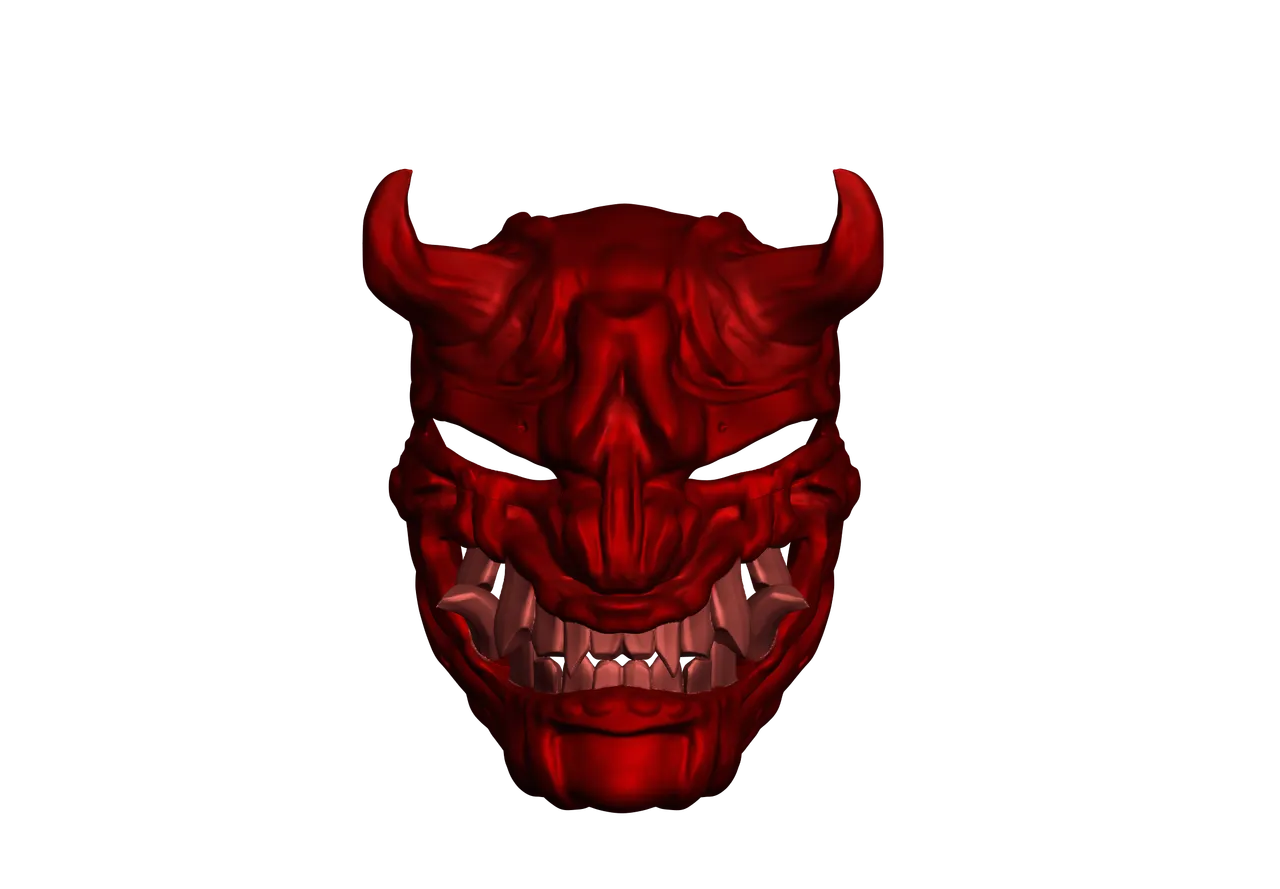 full oni mask #2 by b41dur | Download free STL model