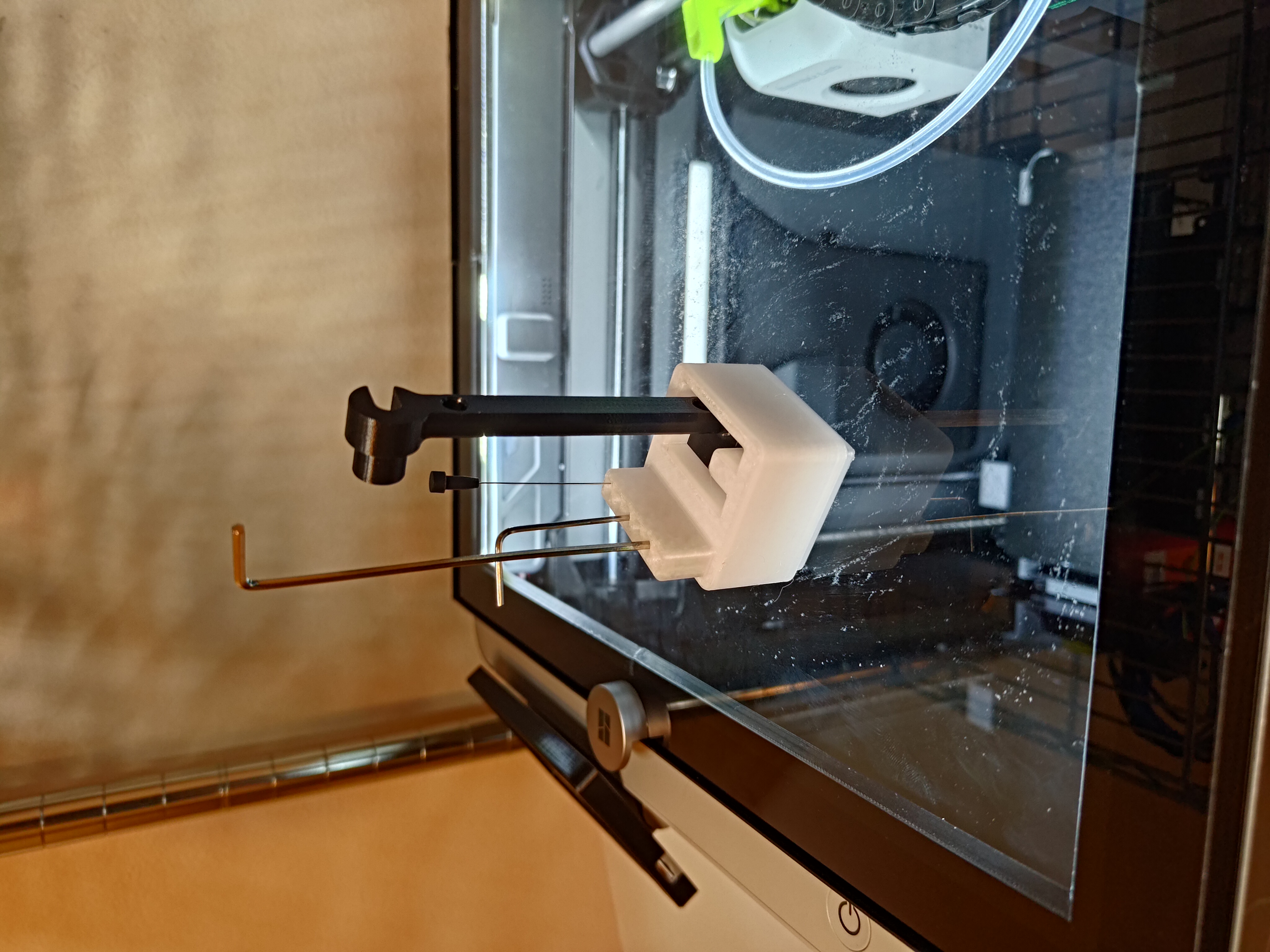 Gridfinity Allen Key and AMS disconnect tool holder (with hook)