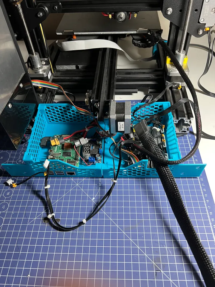 Creality Ender 3 Pro - Rear Case with Raspbery Pi 4 (suitable for ...
