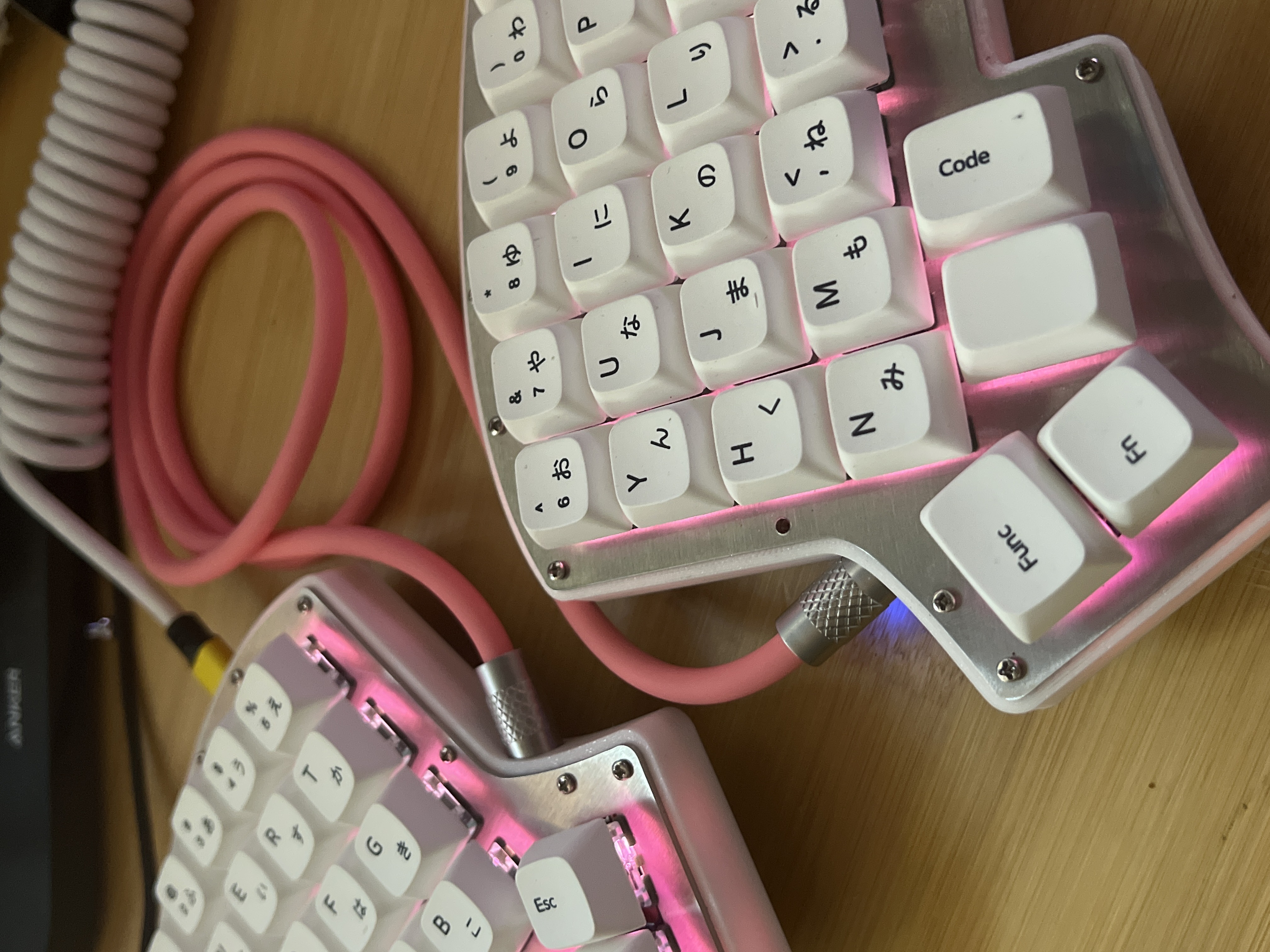 Keebio Iris PE v7 Case Middle Layer for 10mm connector cables