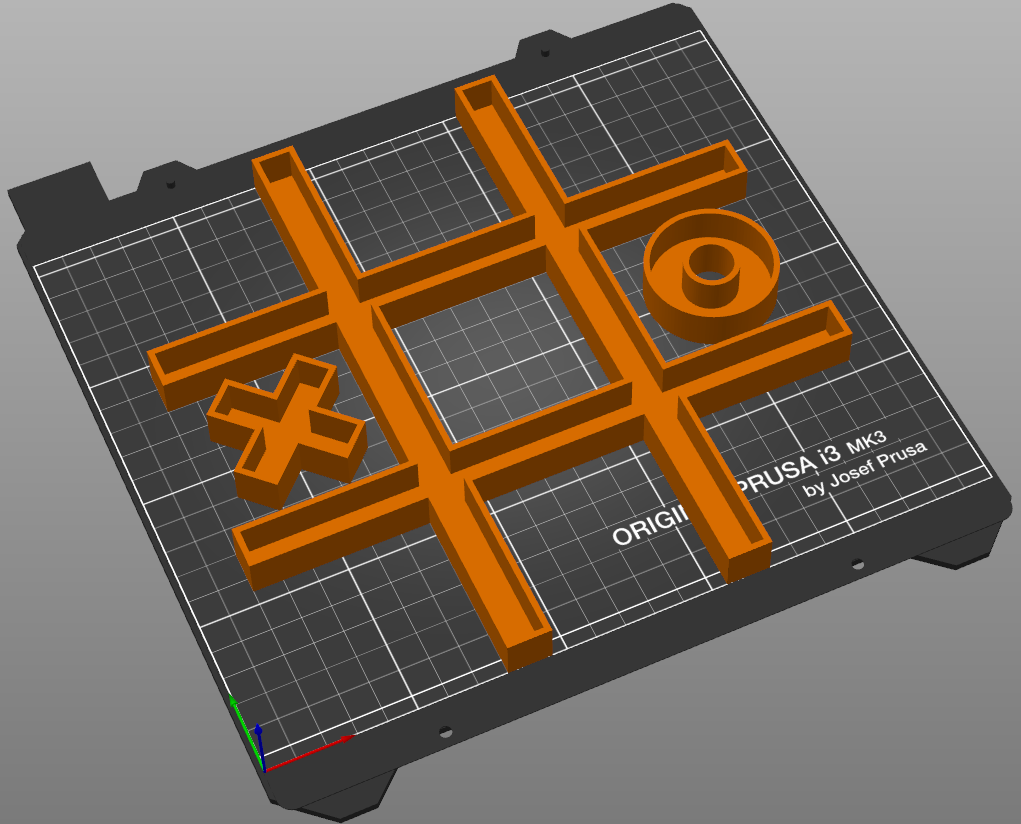 TicTacToe Sand Molds