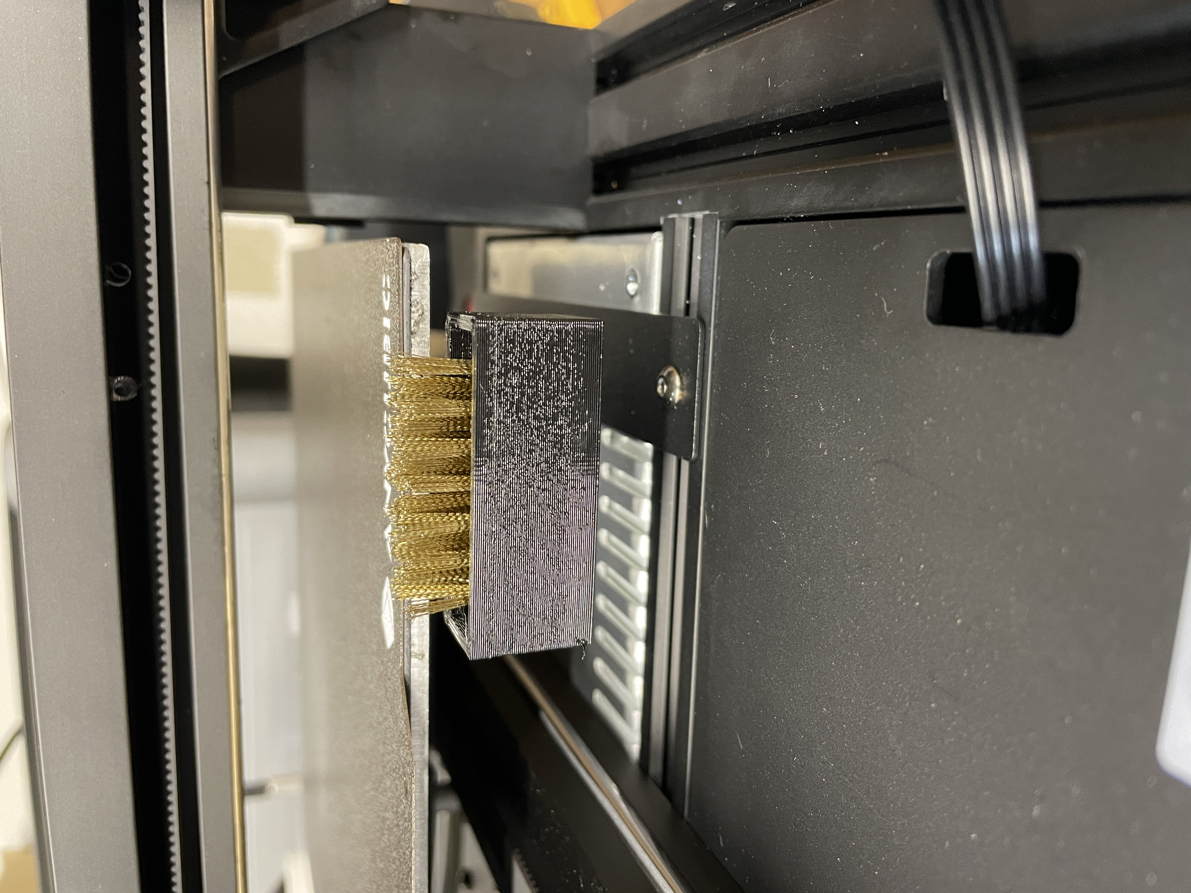 Anycubic Kobra 2 Print Bed Extension Connector and Brush Holder