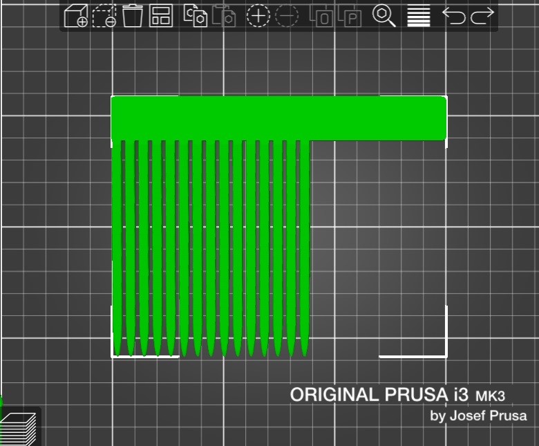 Miniatura 2 do modelo 3D Fade Comb