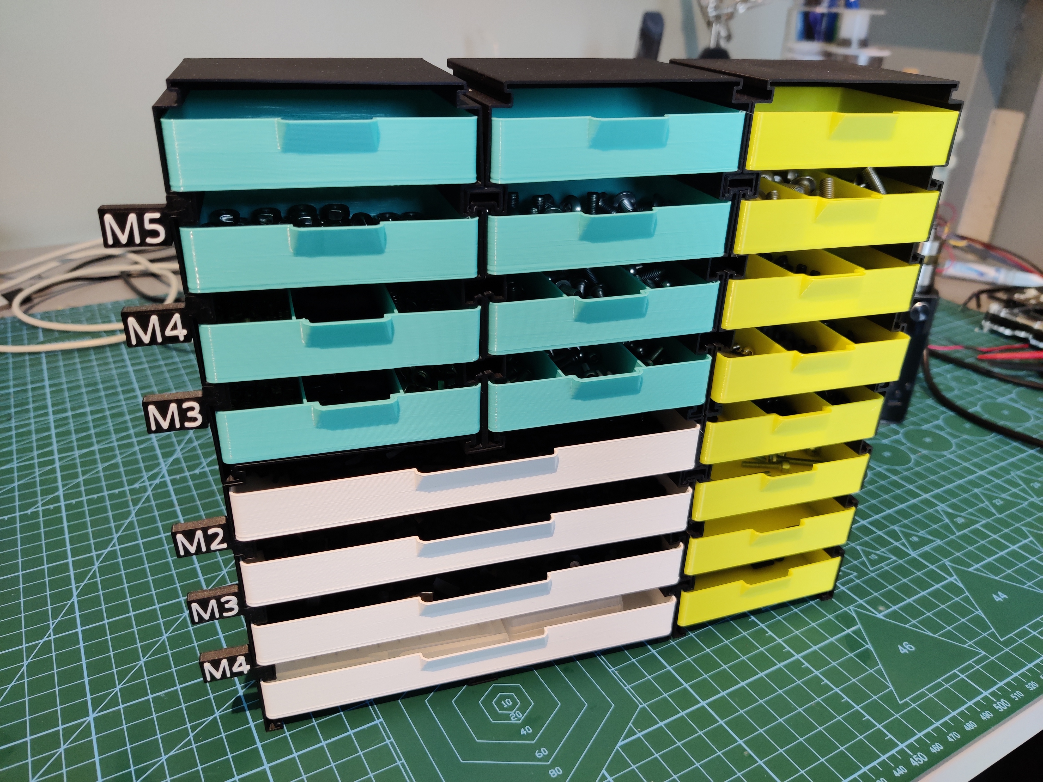 Labels for Fast-Printing Modular Drawer System (Vase Mode)