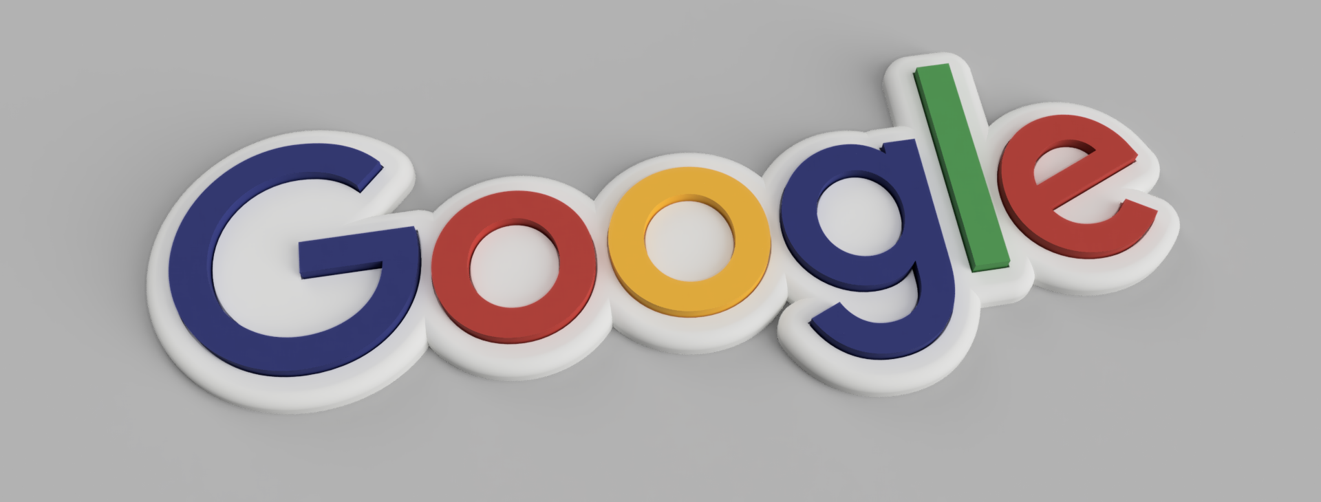 GOOGLE Logo (2015 - Today) by chochi3D | Download free STL model ...