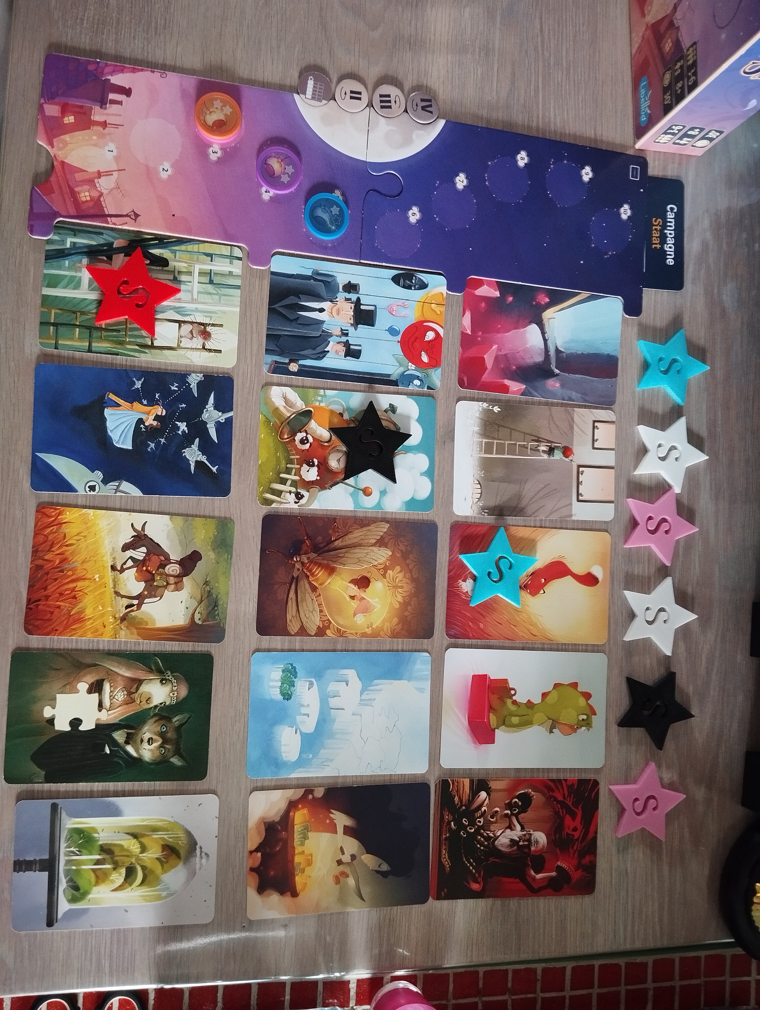 Pions étoiles pour Stella (by Dixit) - star for Stella game