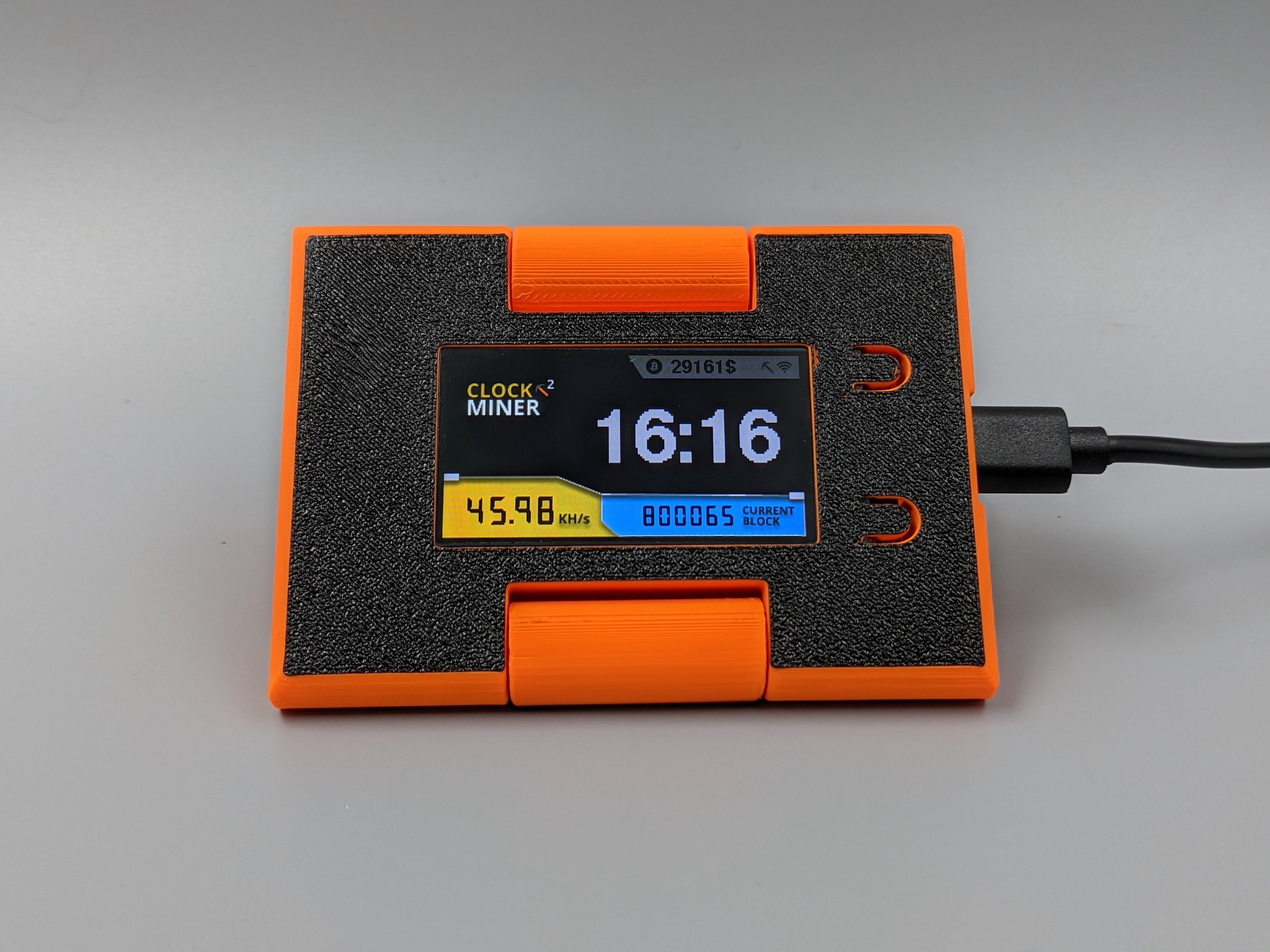 Nerdminer "ClockMiner" Case
