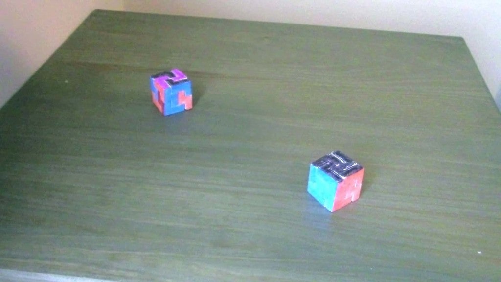 8 piece rubik's like puzzle cube