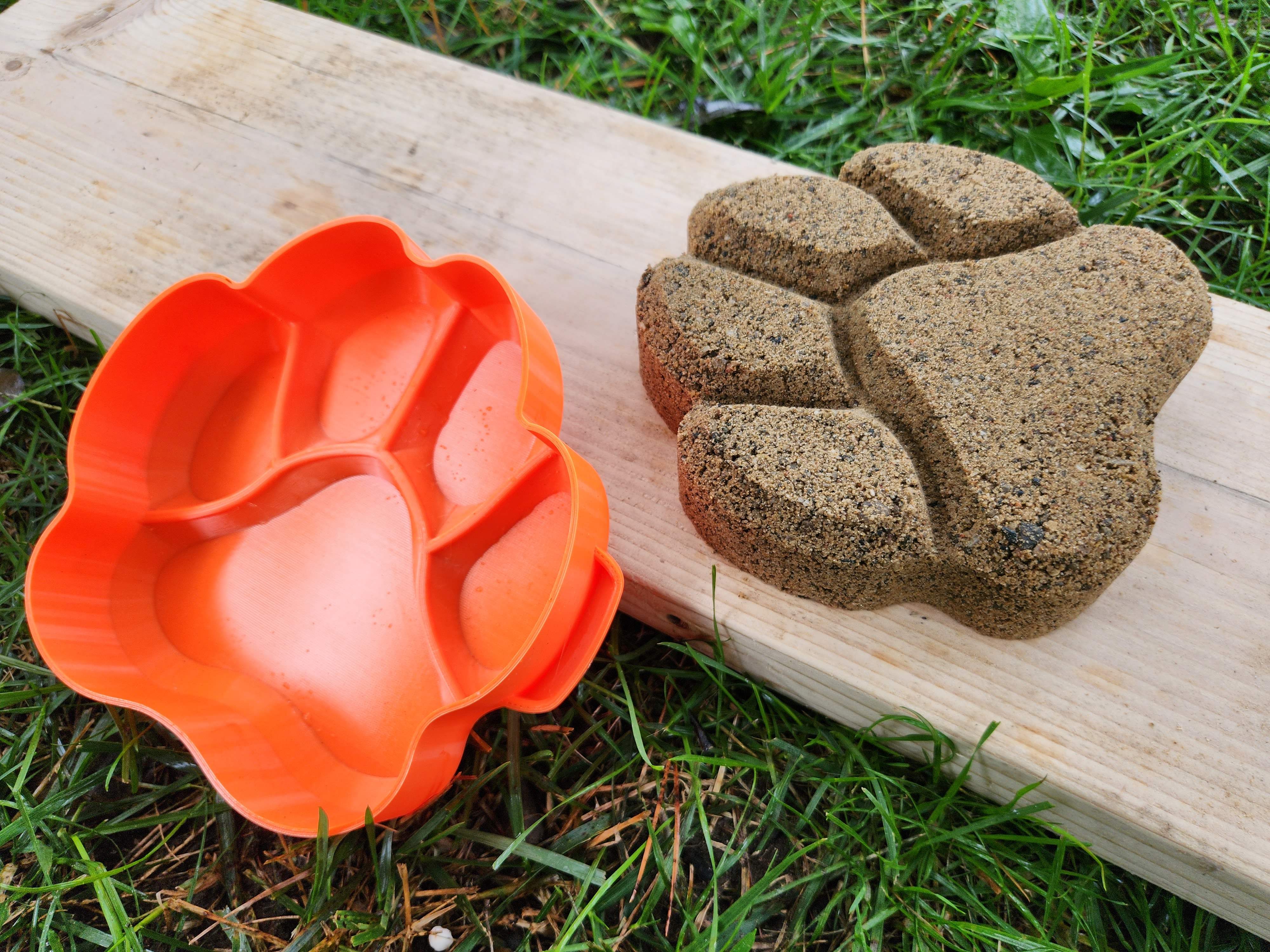 Paw Print Sand Mold