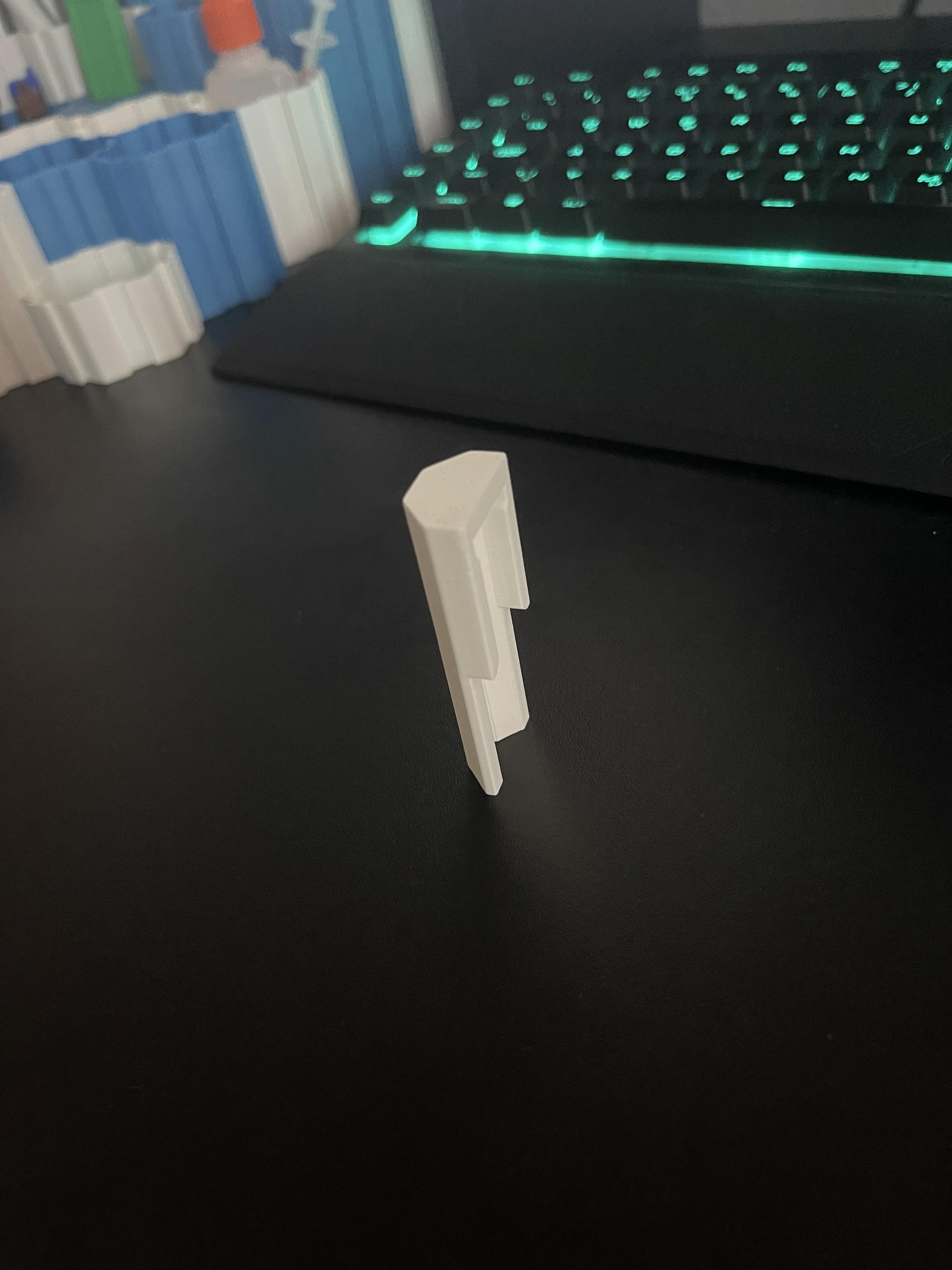 Randstück für Modulares Quadrat-/Sechskantregal (inkl. Benchy-Regal) 3D model thumbnail
