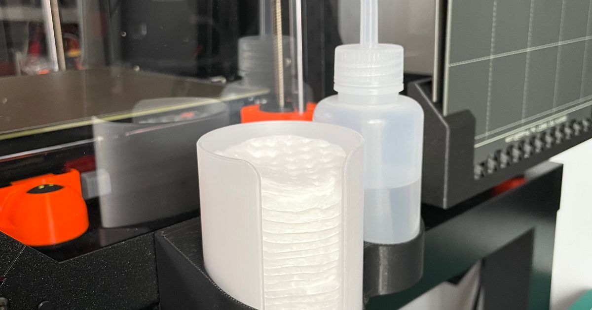 IPA Squeeze Bottle and Cotton Pad Holder by DaHouzKat Download free