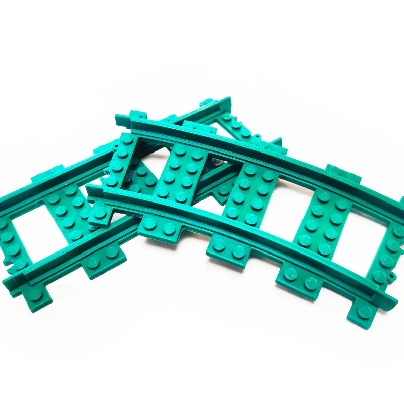 3D print Rail droit avec décalage 2 studs  pour train LEGO CITY