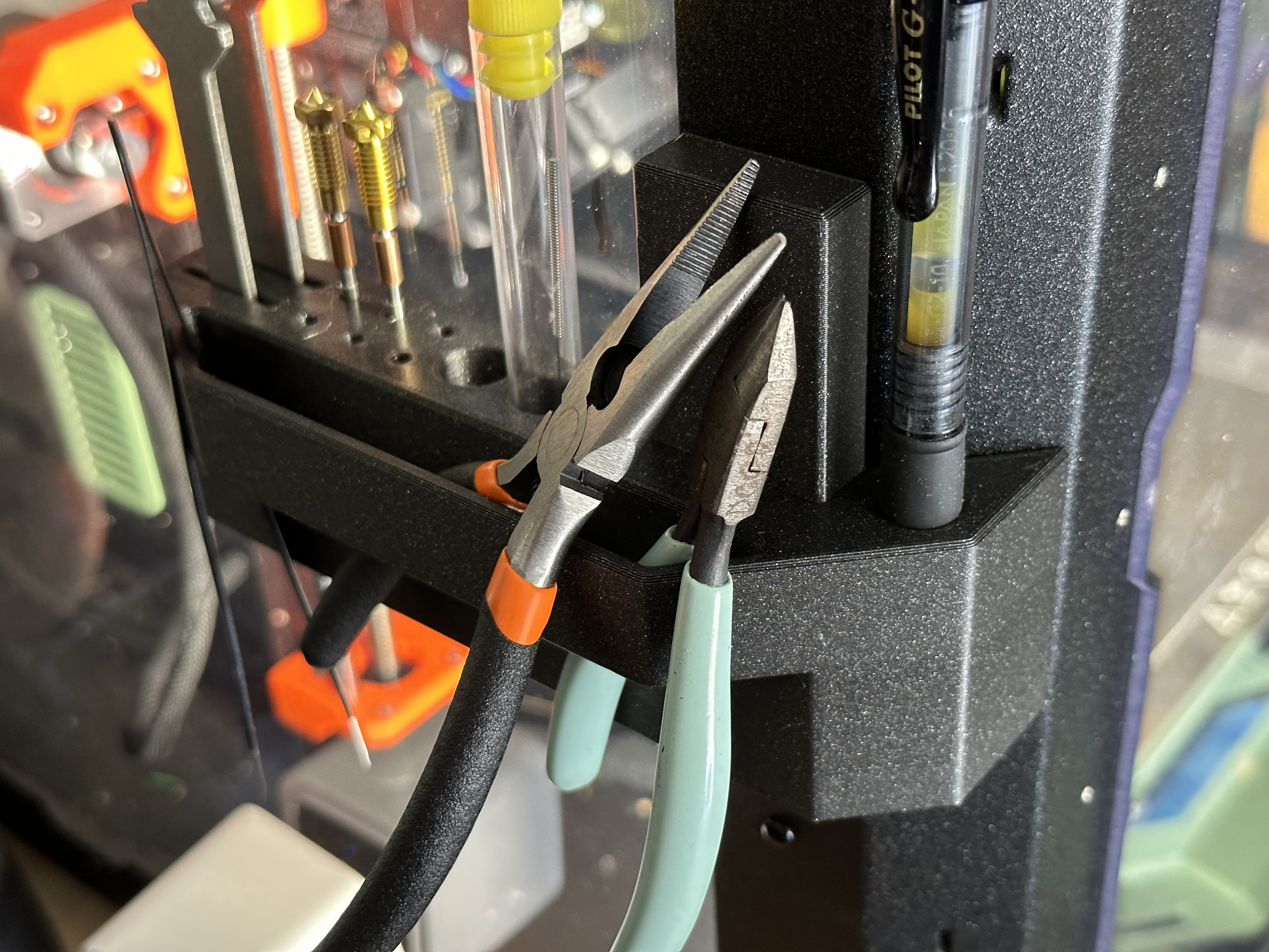 Left-side Tool Holder for Original Prusa Enclosure v2
