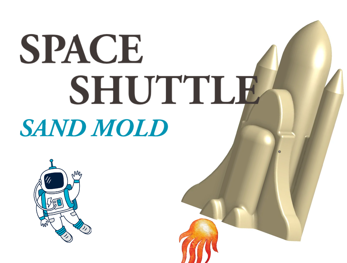Space Shuttle Sand Mold