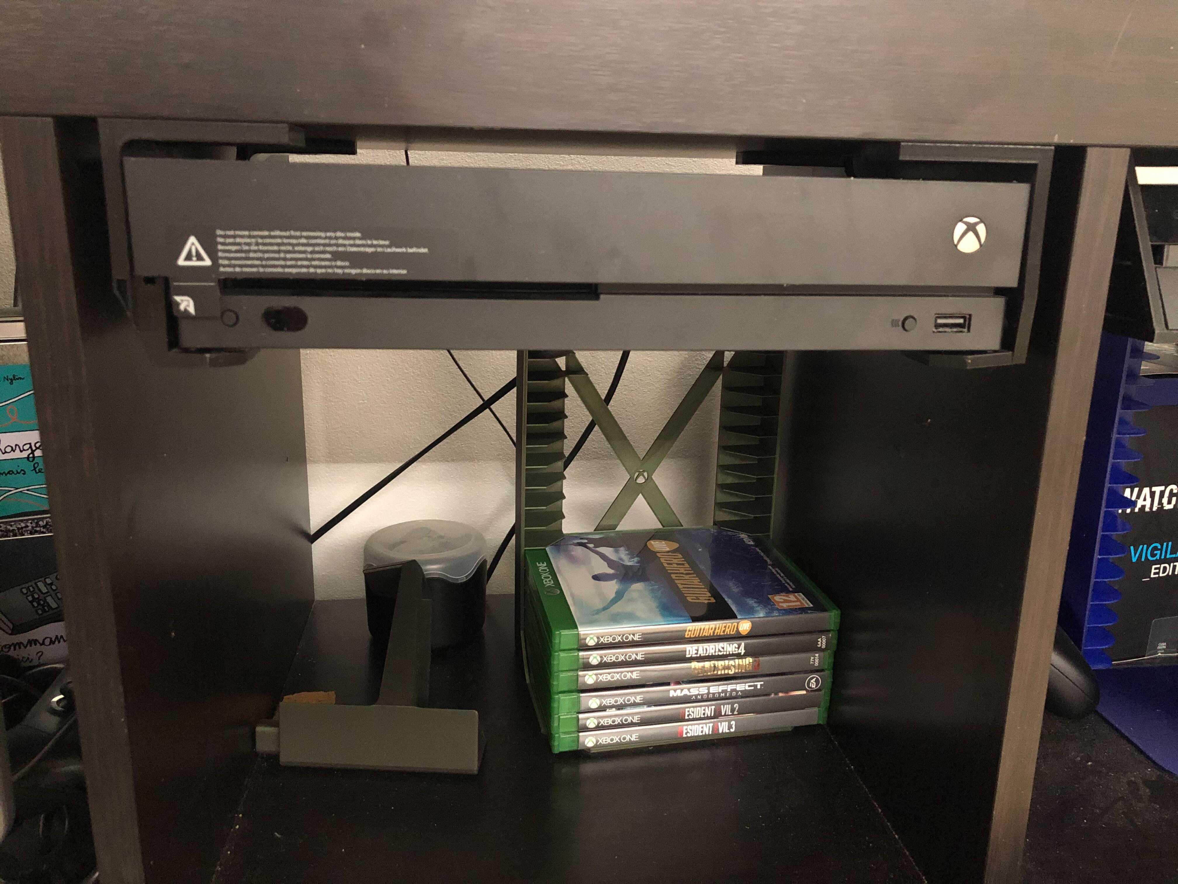 Under Shelf Xbox One X Mount