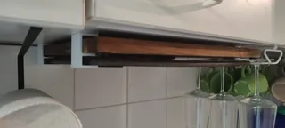 Under Cabinet Cutting Board Rack for IKEA LEGITIM by Cary Lee