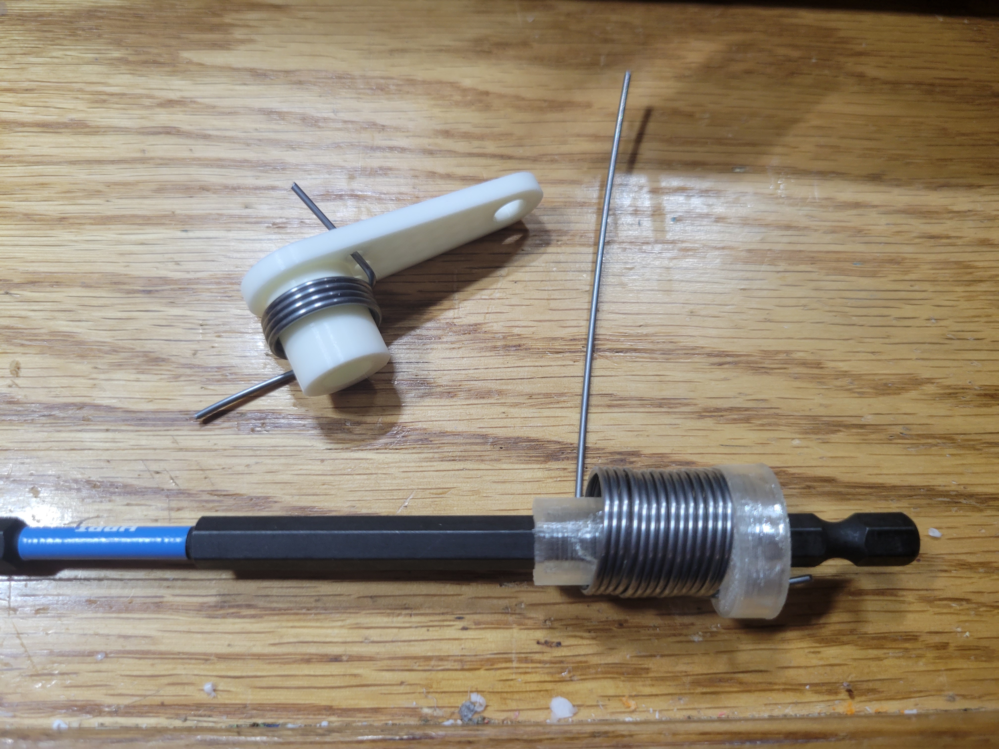 Spring winder for Curta Calculator
