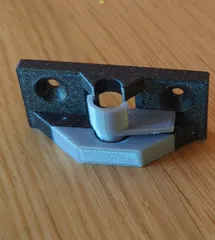 Simple cable connector lock by Pjul239, Download free STL model