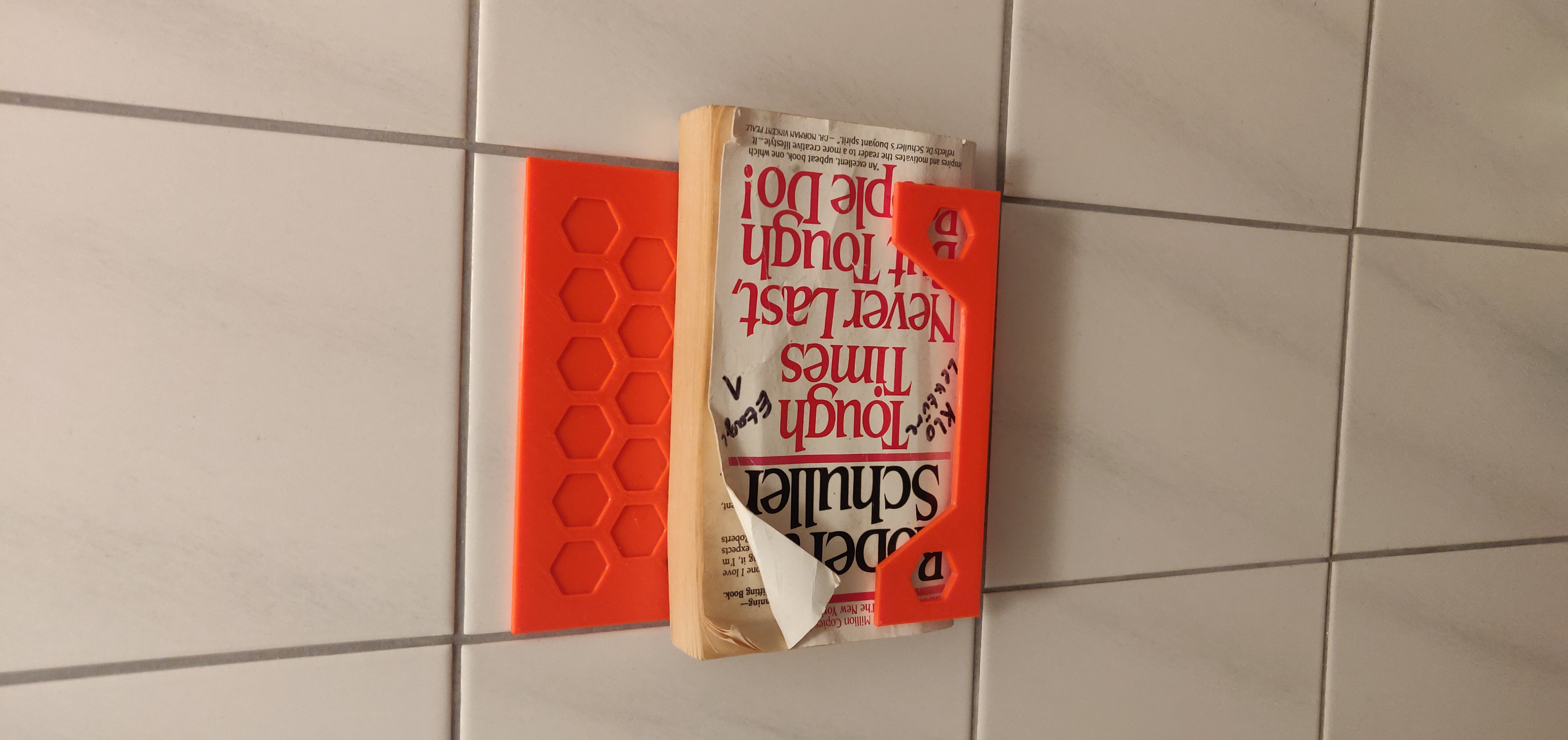 Book holder (for double sided tape)