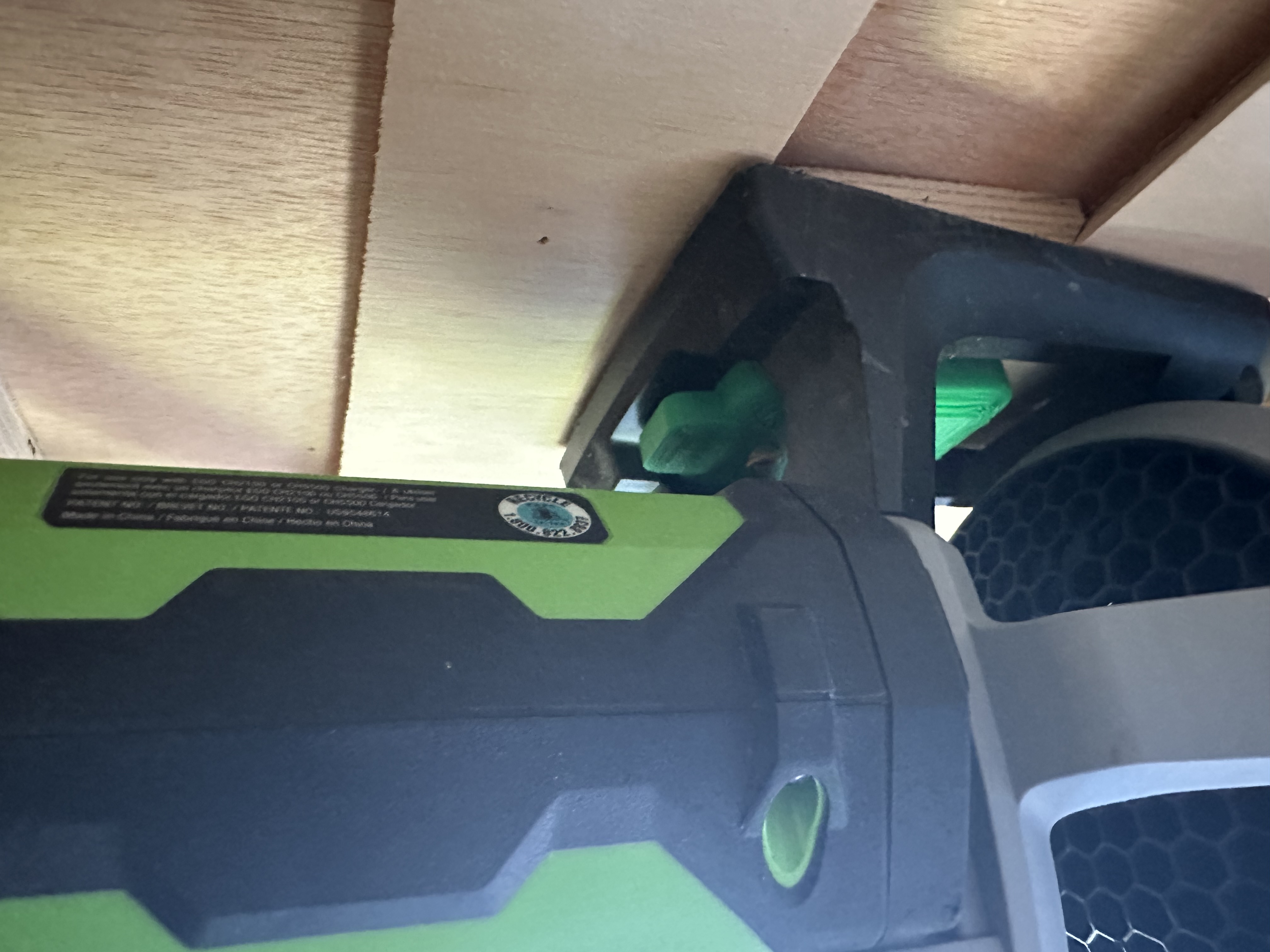Ego 530 Leaf Blower Wall Mount