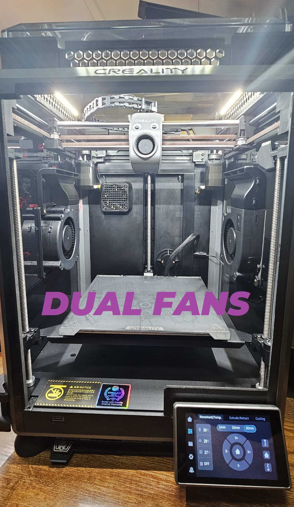 Creality K1 Dual Fan Duct von DerrickDarrell Kostenloses STLModell