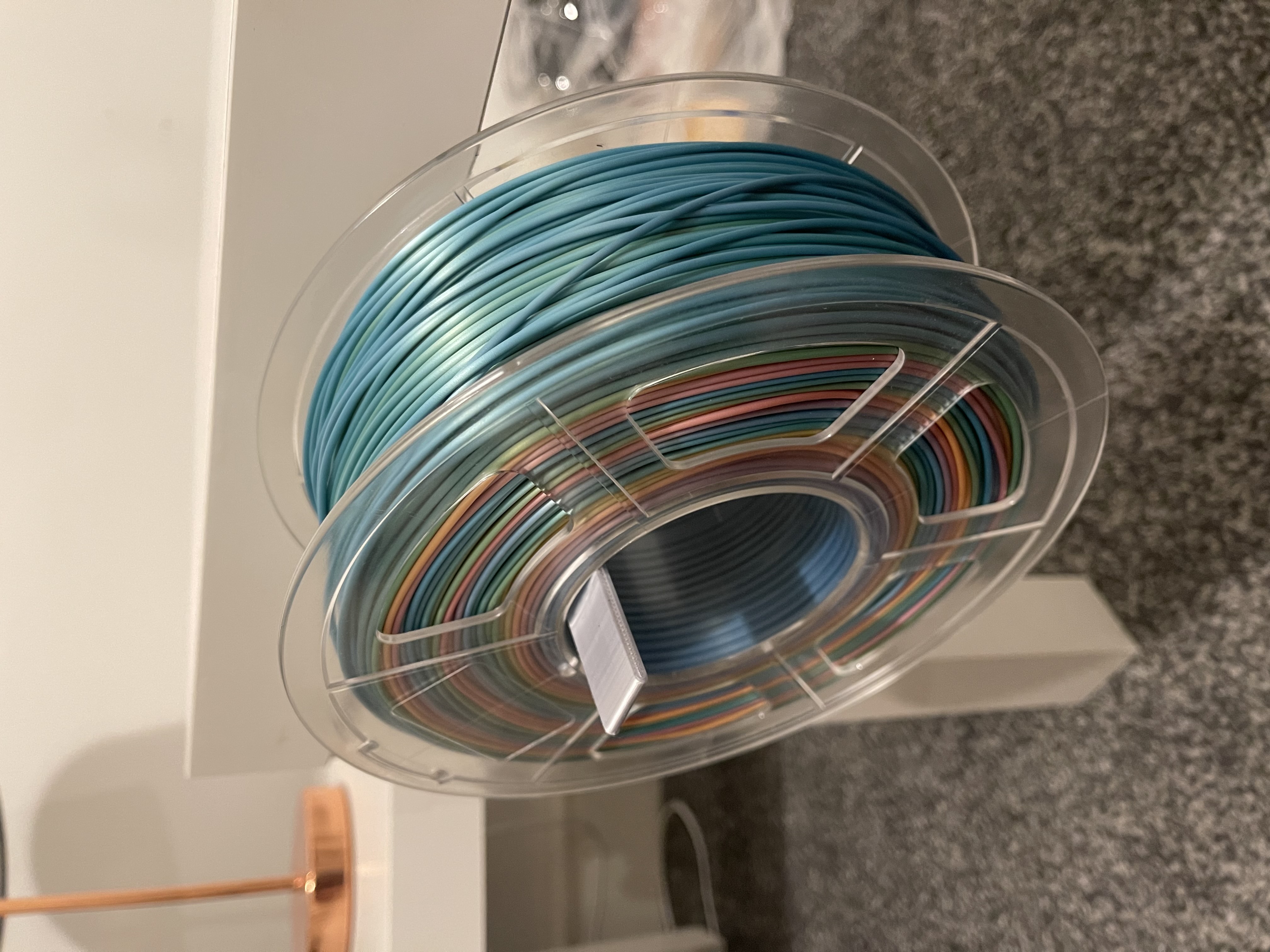 Under Table Spool Mount by Ali | Download free STL model | Printables.com