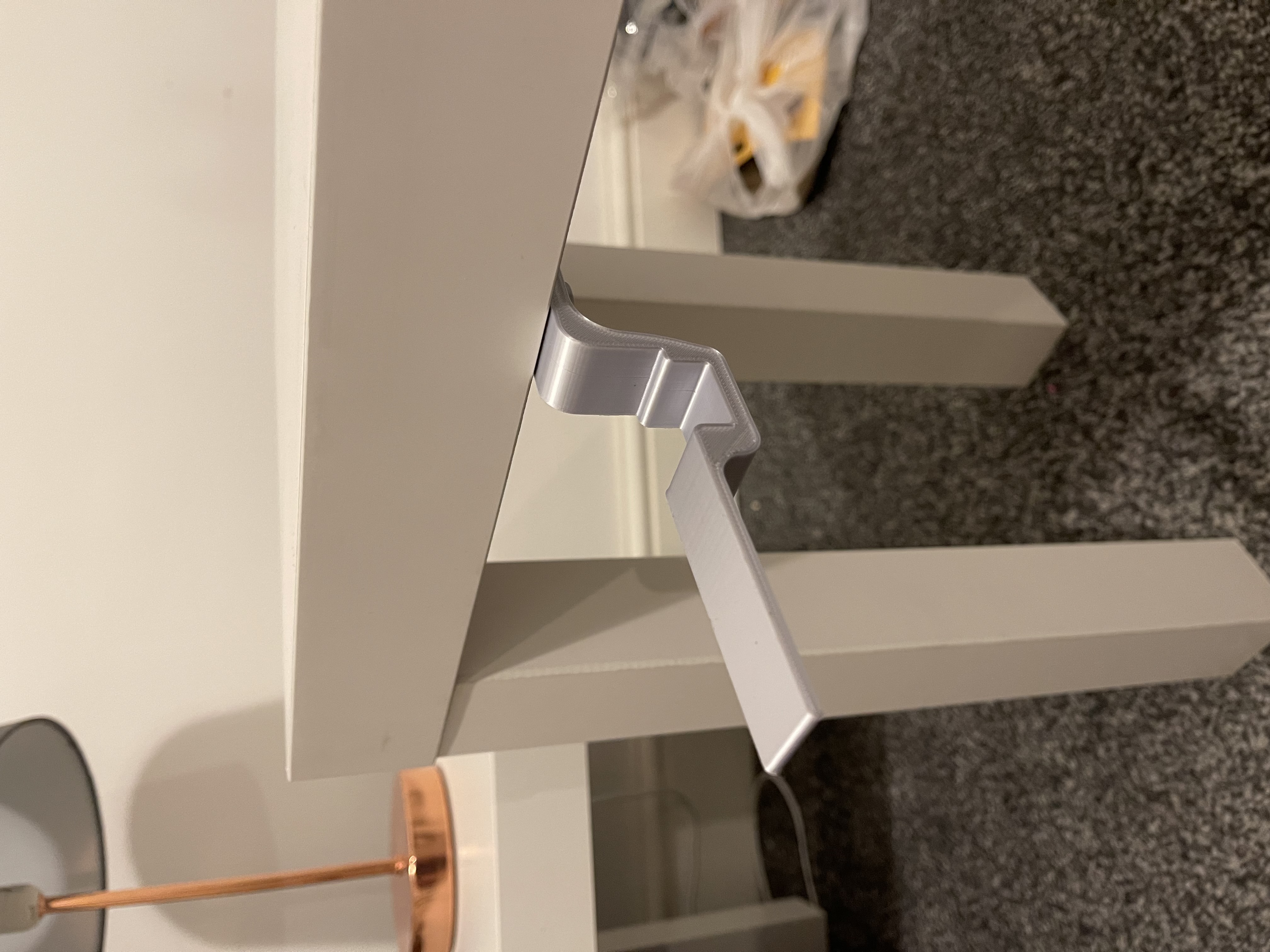 Under Table Spool Rods Under Table Spool Mount by Ali | Download free STL model | Printables.com