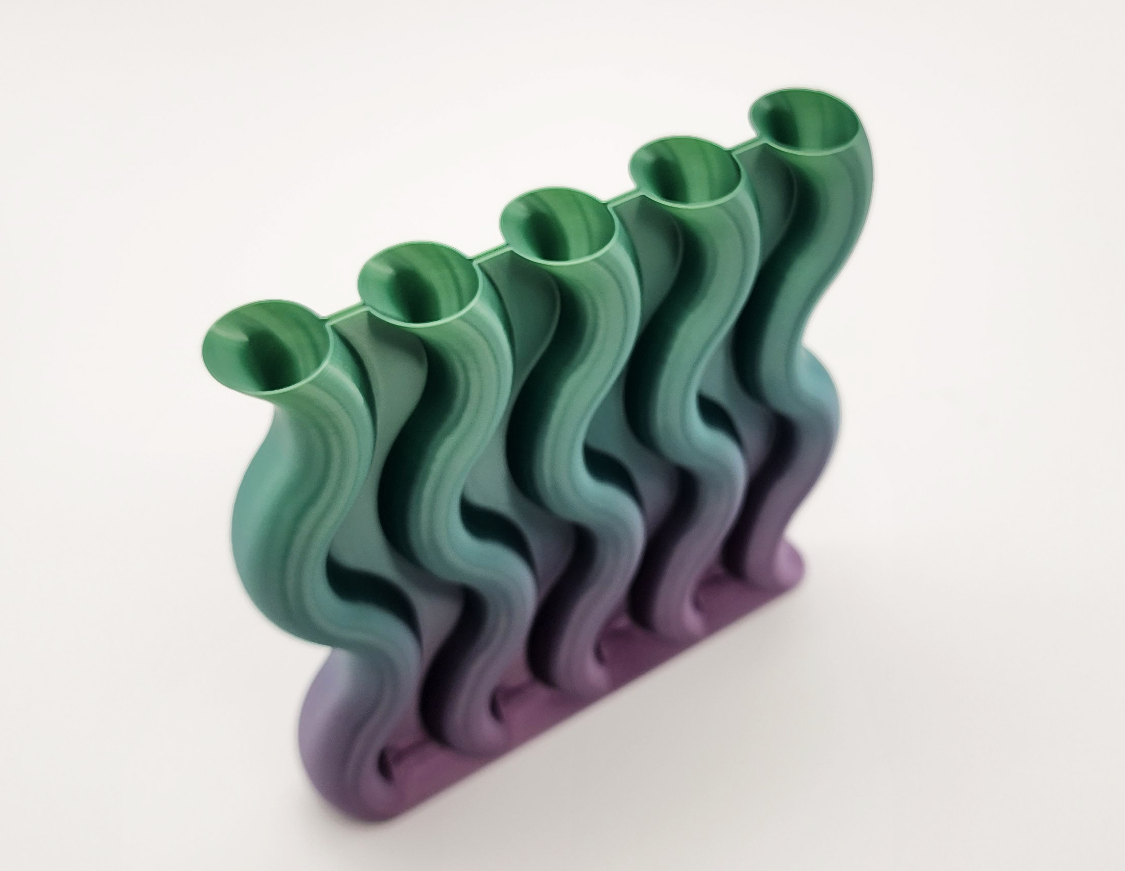 5 Snakes Spiral Vase by Triple G Download free STL model