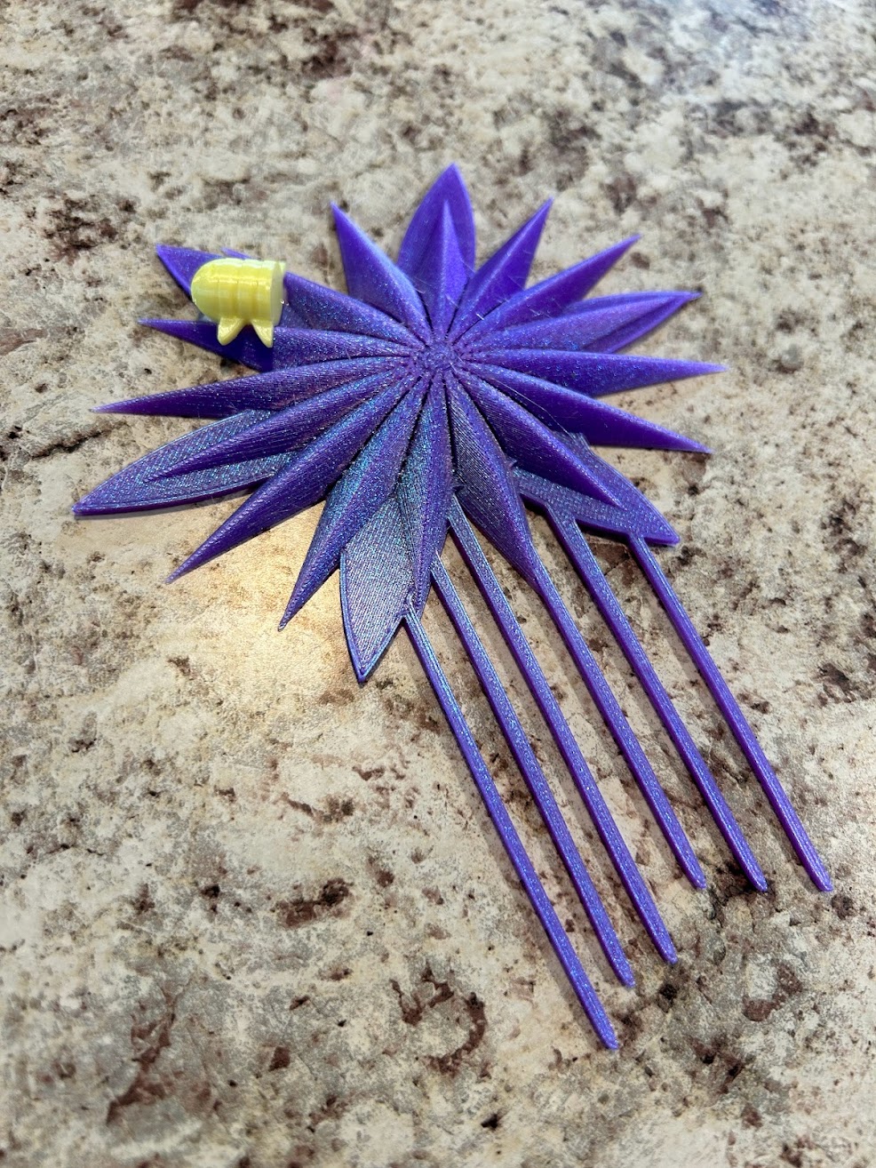 Flower hair accessory