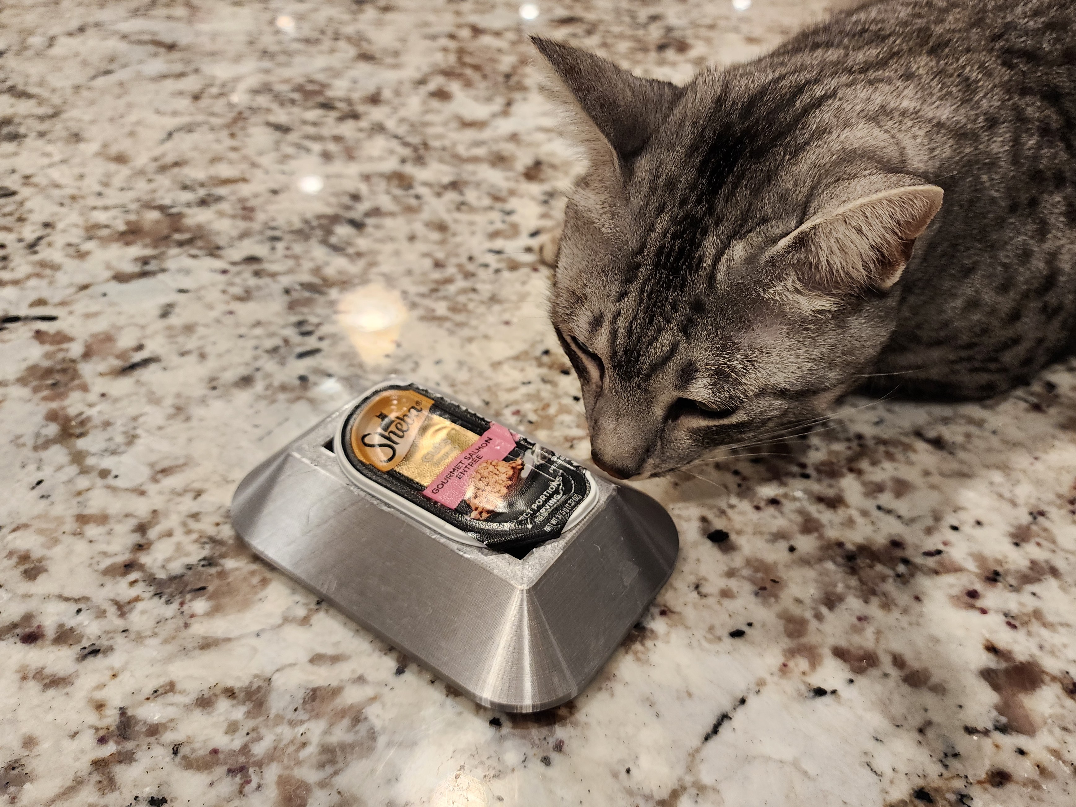 Sheba Perfect Portions wet cat food holder by Bender Download free STL model Printables