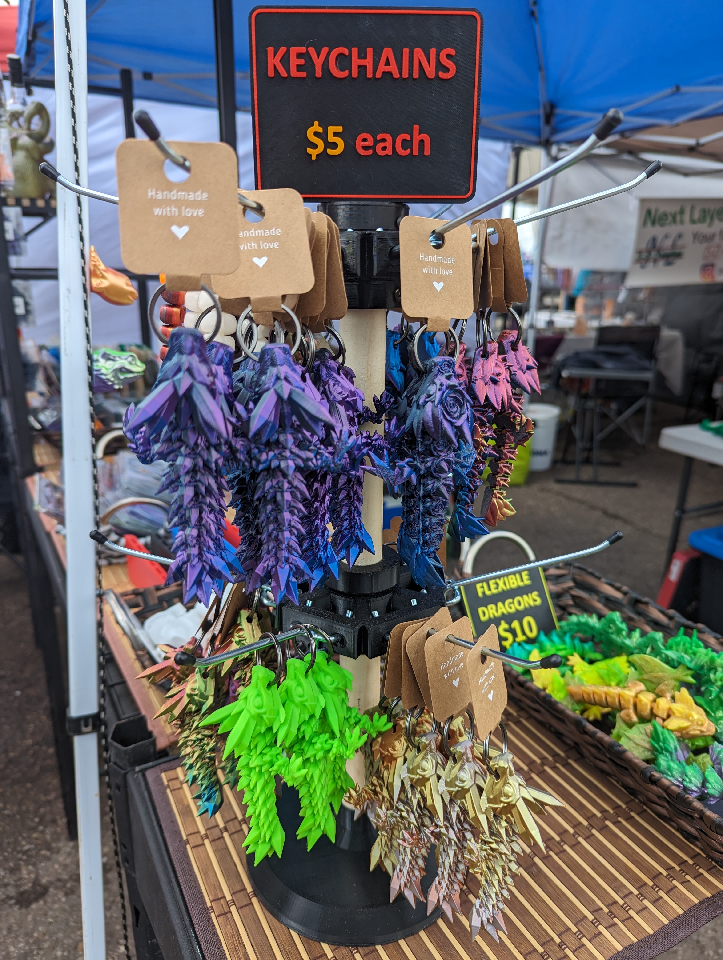 Pegboard Hook Display Spinner - BASIC edition