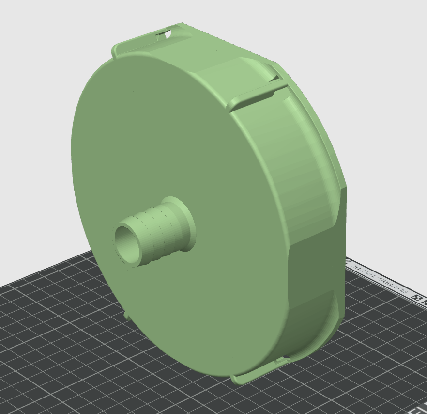 IBC Container DN150 Lid with 3/4" connector (Deckel)