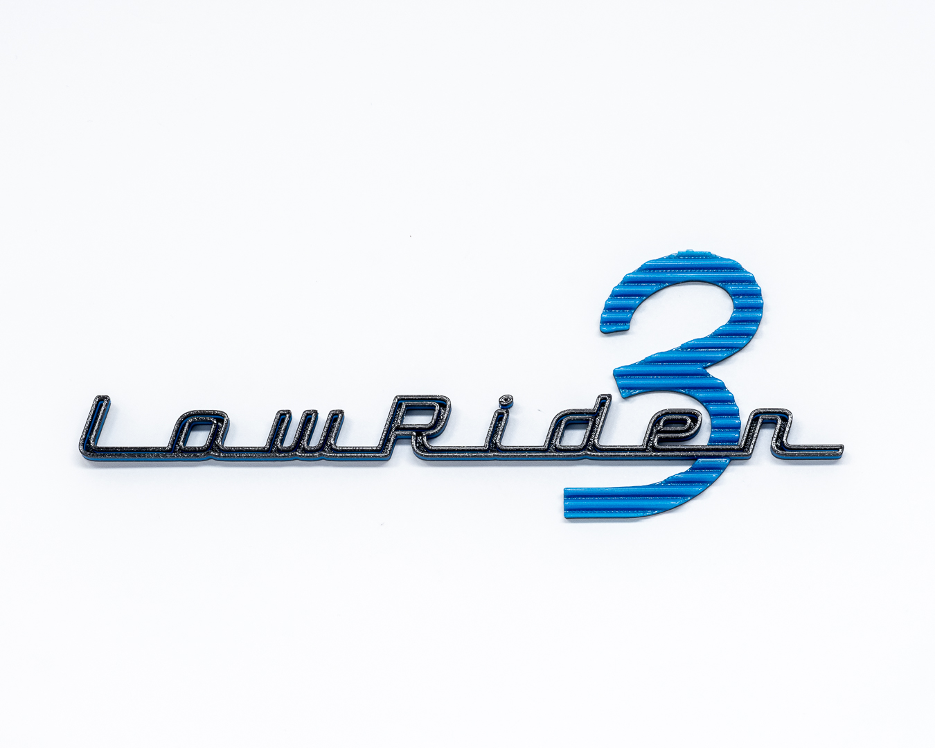 LOWRIDER 3 CUSTOM NAME BADGES by Peter H | Download free STL model ...