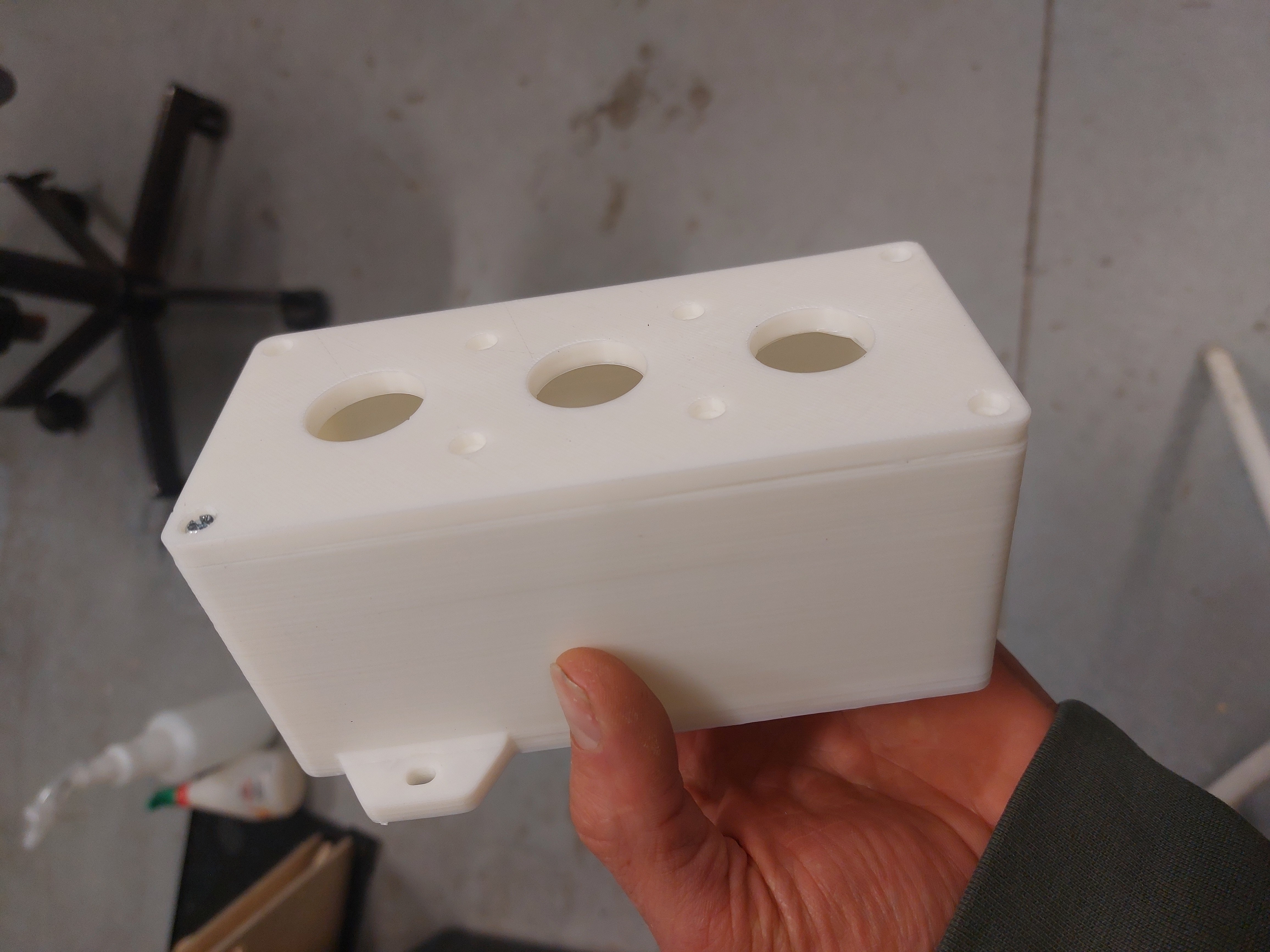 3 button box 22mm