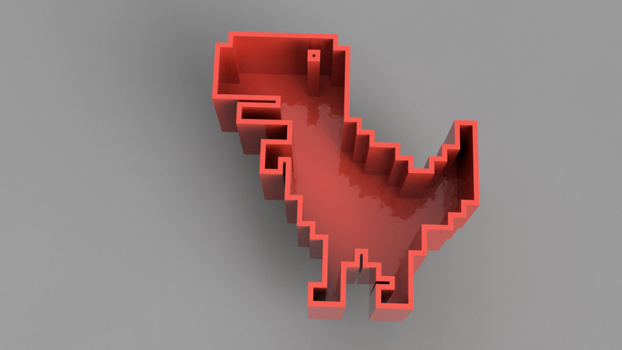 Google Dino mold