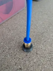 Filament guide for wooden board